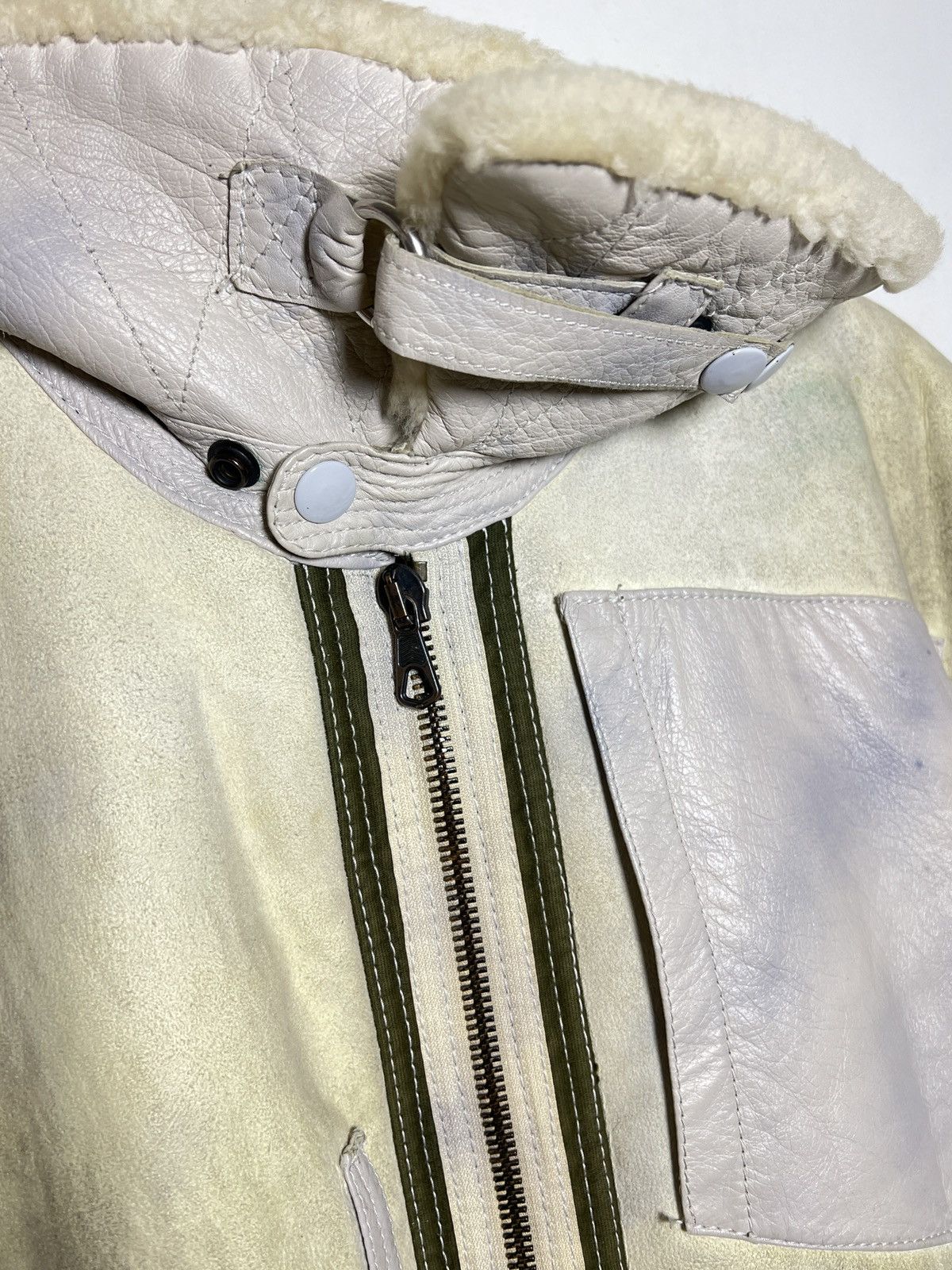 Giorgio Armani Emporio Armani shearling aviator jacket archive vintage Size US M / EU 48-50 / 2 - 11 Thumbnail