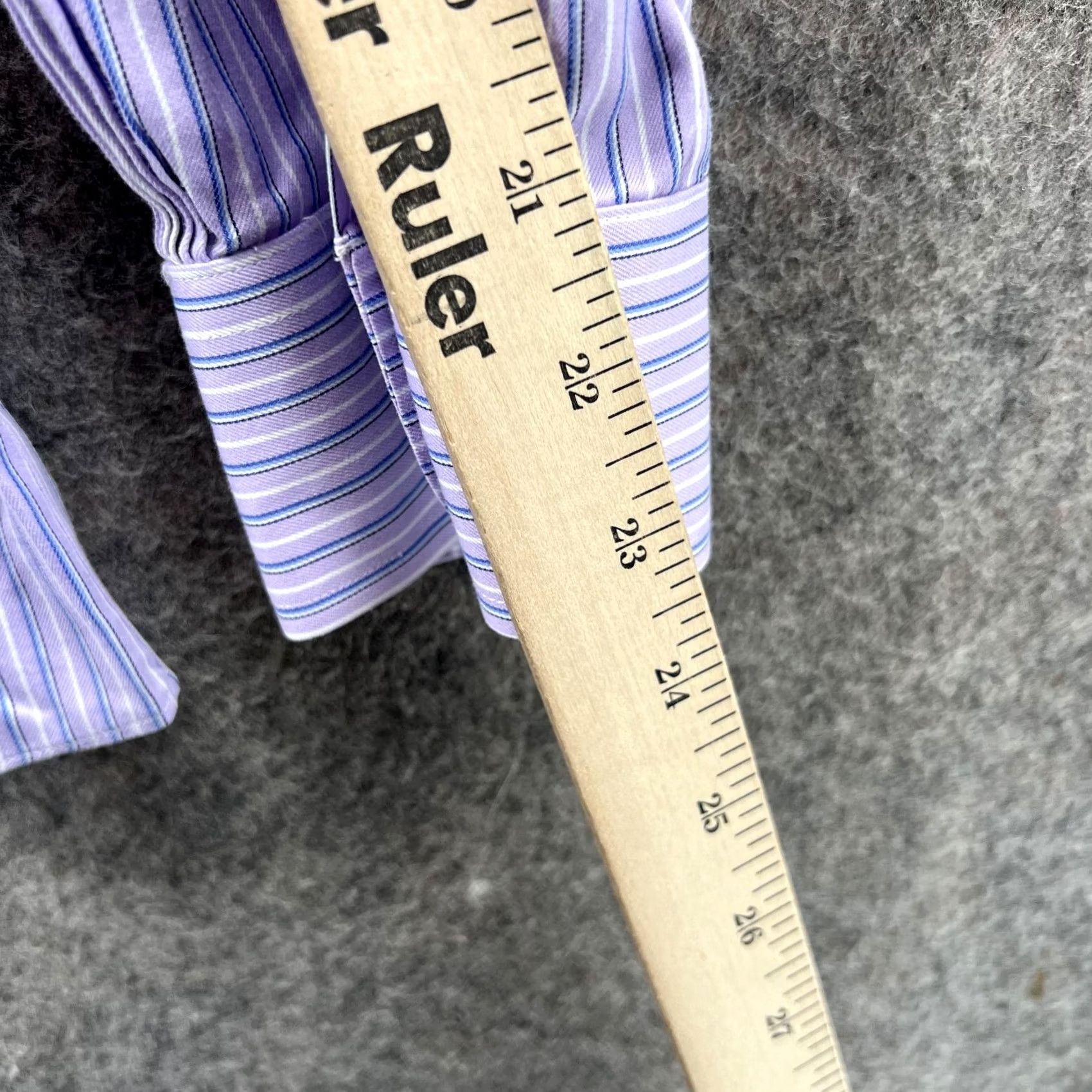 Brooks Brothers Brooks Brothers Shirt Men 15.5 33 Adult Purple Striped Button-Down Regent Button-Up Long Sleeve N/A Size US L / EU 52-54 / 3 - 7 Thumbnail