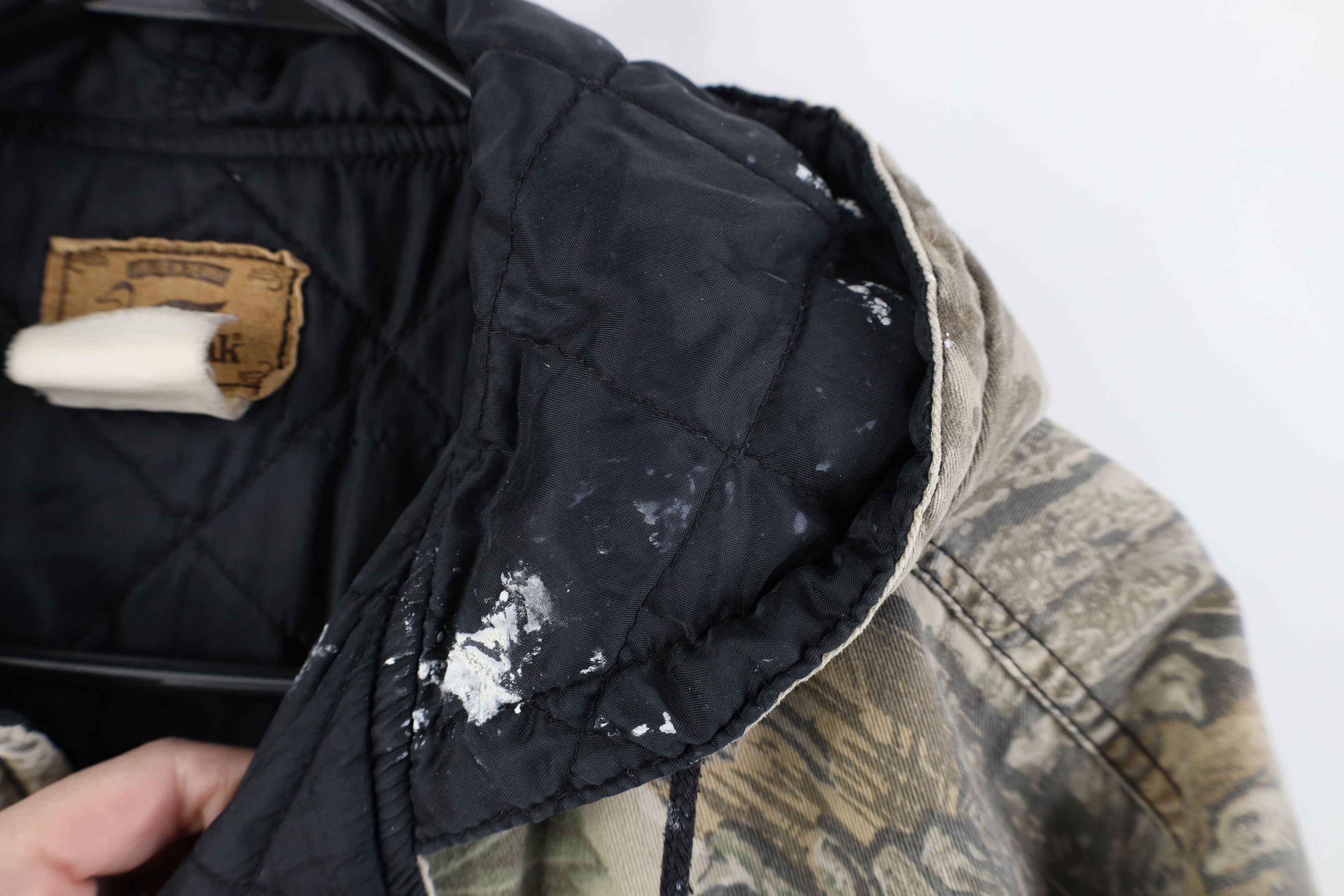 Vintage Vintage 90s Streetwear Camouflage Quilted Hooded Jacket Size US XL / EU 56 / 4 - 8 Thumbnail