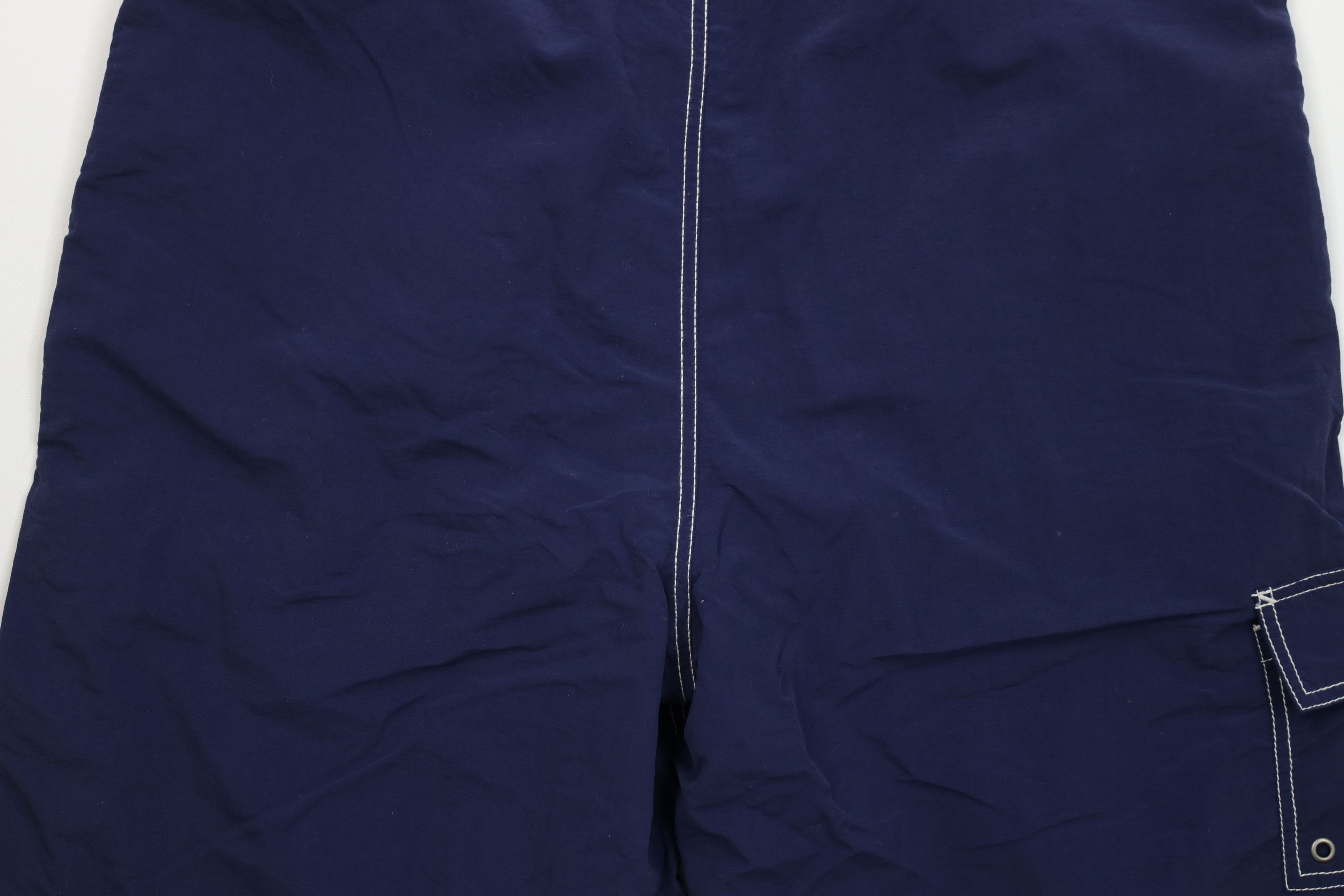 Ralph Lauren Vintage 90s Ralph Lauren Lined Short Swim Trunks Blue Size US 36 / EU 52 - 12 Thumbnail