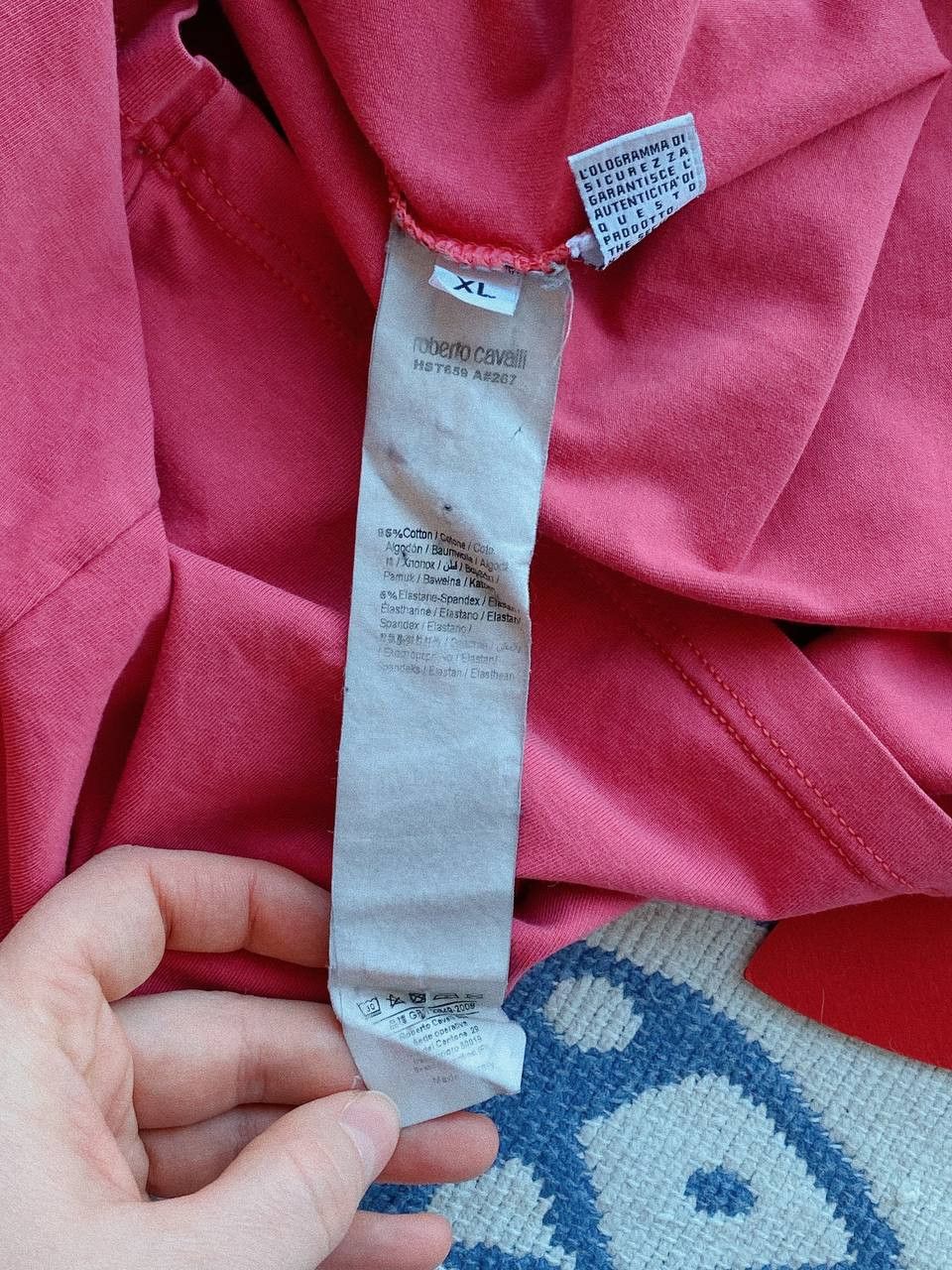 Roberto Cavalli Roberto Cavalli T-Shirt Pink Logo Y2K Size XXL / US 16-18 / IT 52-54 - 5 Thumbnail
