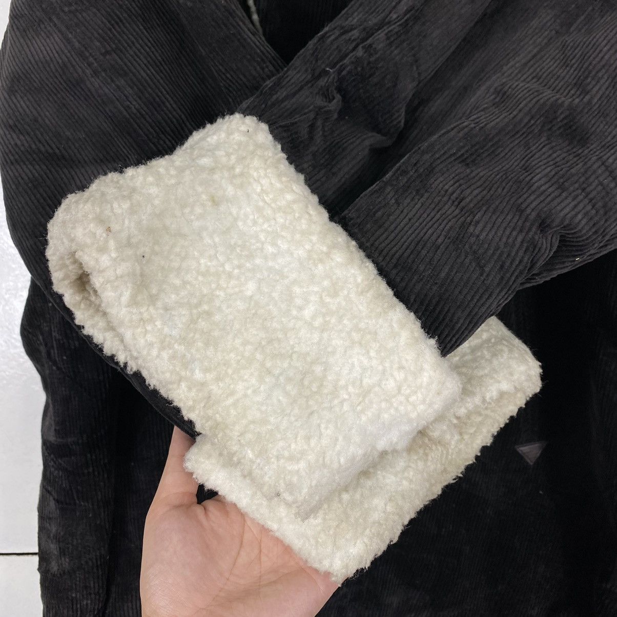 Japanese Brand Elafree Sherpa Winter Button Coat Jacket Size US L / EU 52-54 / 3 - 8 Thumbnail