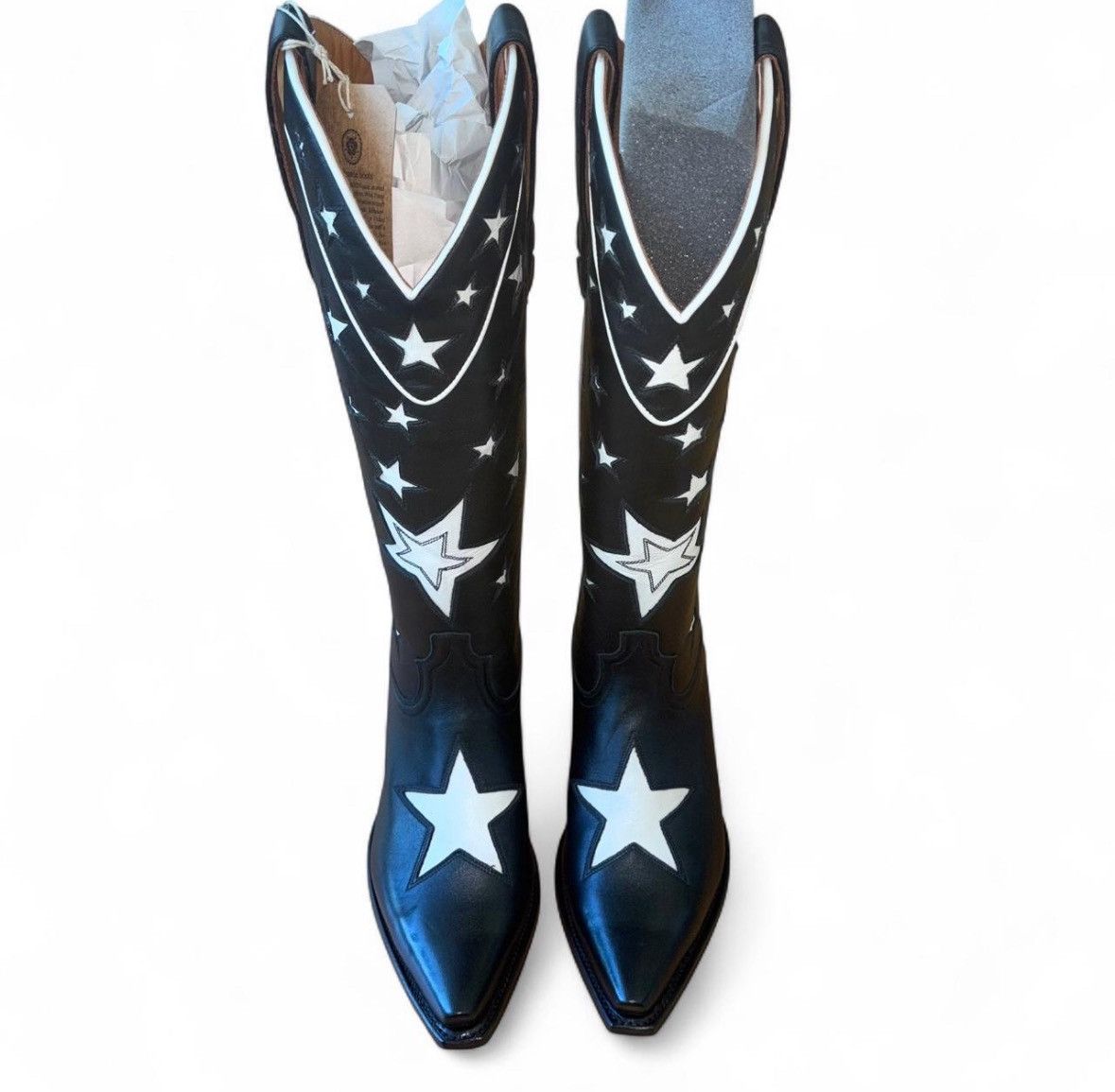 Double D Ranch Ranch Road Liberty Cowboy Boots Size US 9.5 / IT 39.5 - 3 Thumbnail