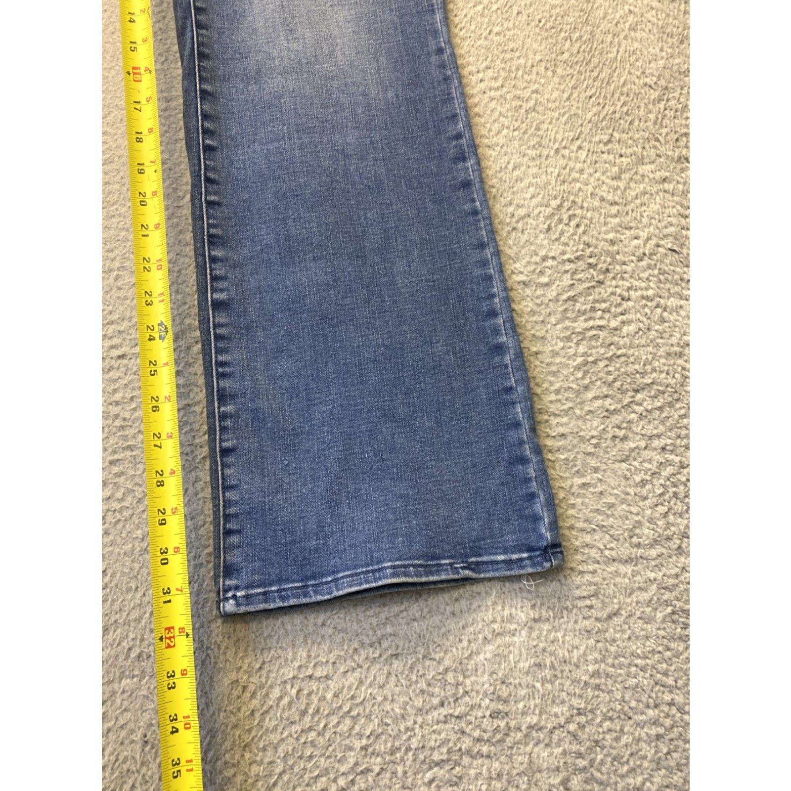 NYDJ NYDJ Jeans Barbara Boot Cut Straight 16 Plus Women Blue Denim Dark Wash Preppy 5-Pocket Zip Mid Rise Inseam 32 Default MPN 16623 Size 38" / US 16 / IT 52 - 7 Thumbnail