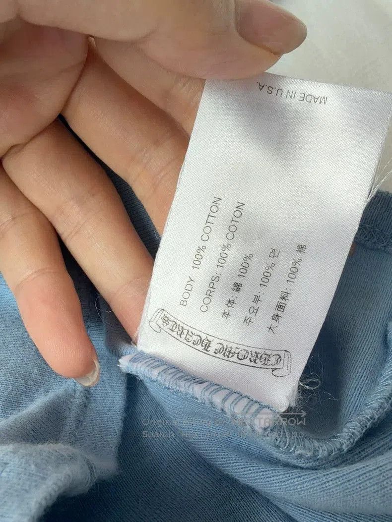 Chrome Hearts Chrome Hearts Blue Short Sleeve T-Shirt. Size US M / EU 48-50 / 2 - 6 Thumbnail