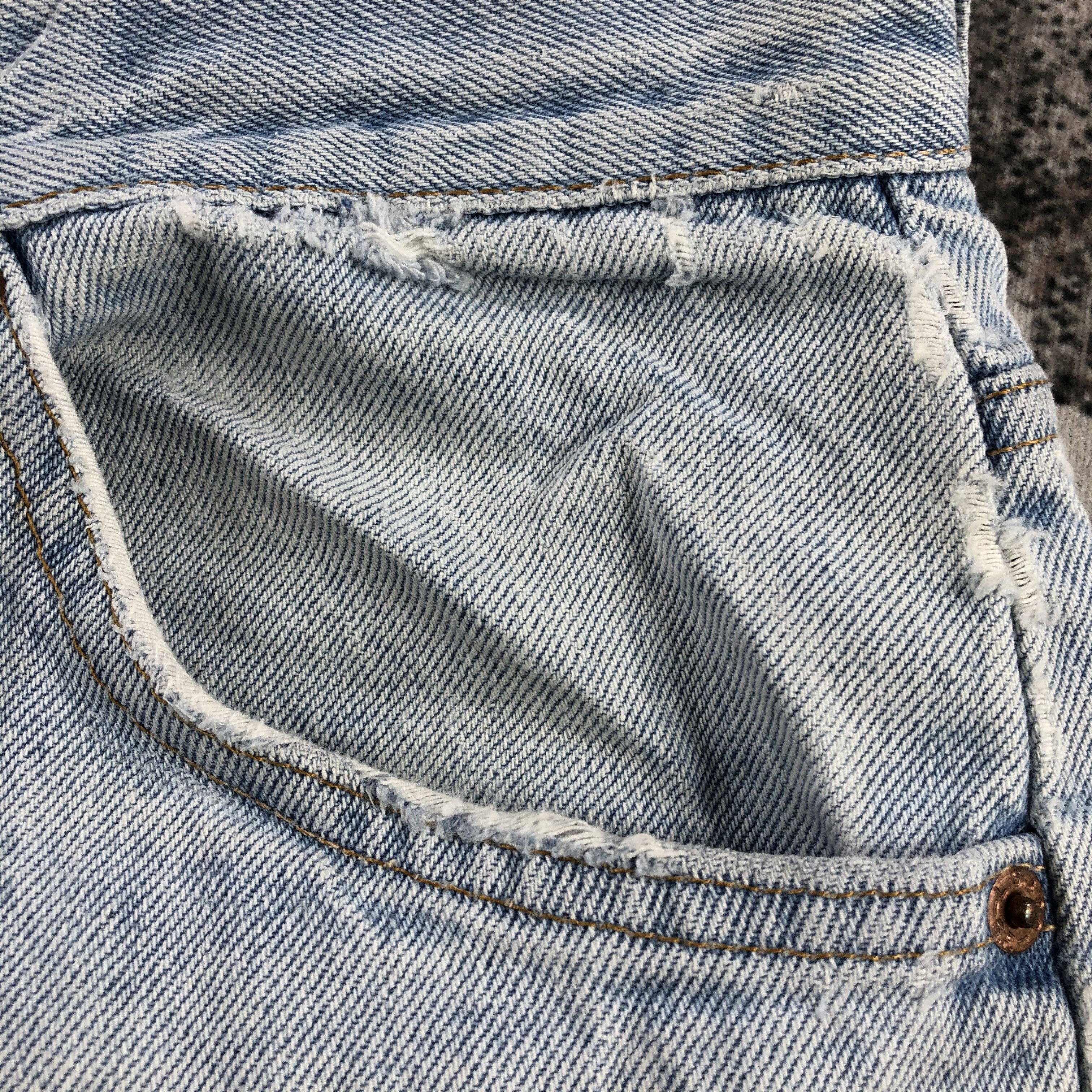 Levi's Vintage 90s Levi's Jeans Orange Tab Distress Denim KJ1002 Size US 30 / EU 46 - 14 Thumbnail