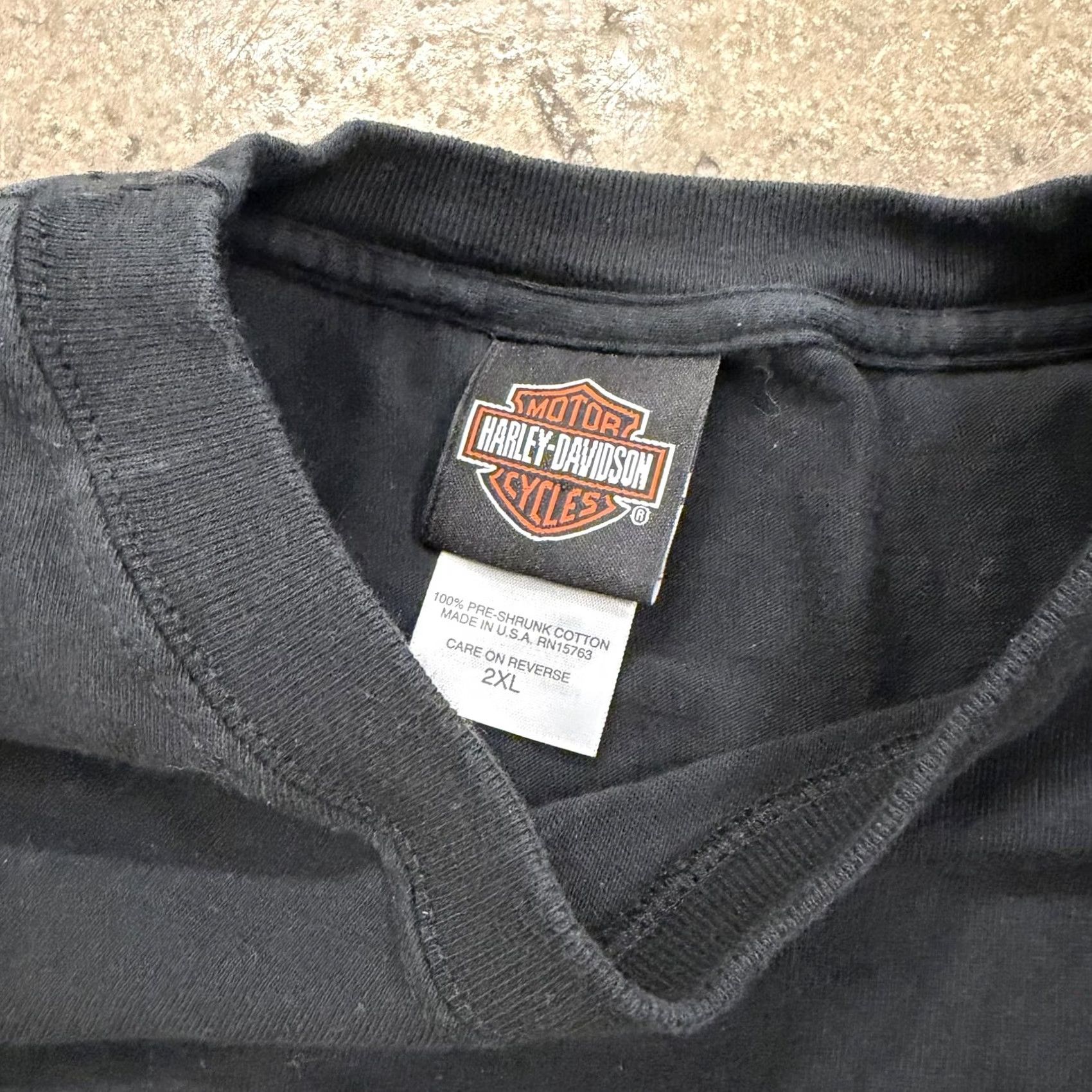 Harley Davidson VINTAGE Harley-Davidson Shirt Mens 2XL Black Gail's Belton MO Biker Tee Size US XXL / EU 58 / 5 - 5 Thumbnail