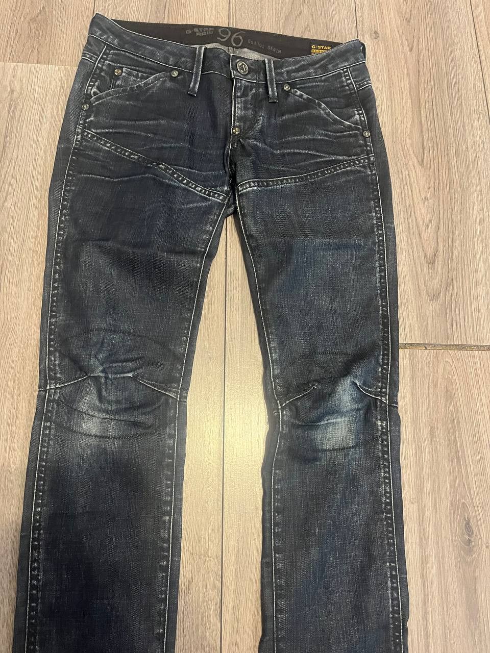 G-Star G-Star Elwood Heritage Narrow Women Embro Blue Jeans Size 25" / US 0 / IT 36 - 3 Thumbnail