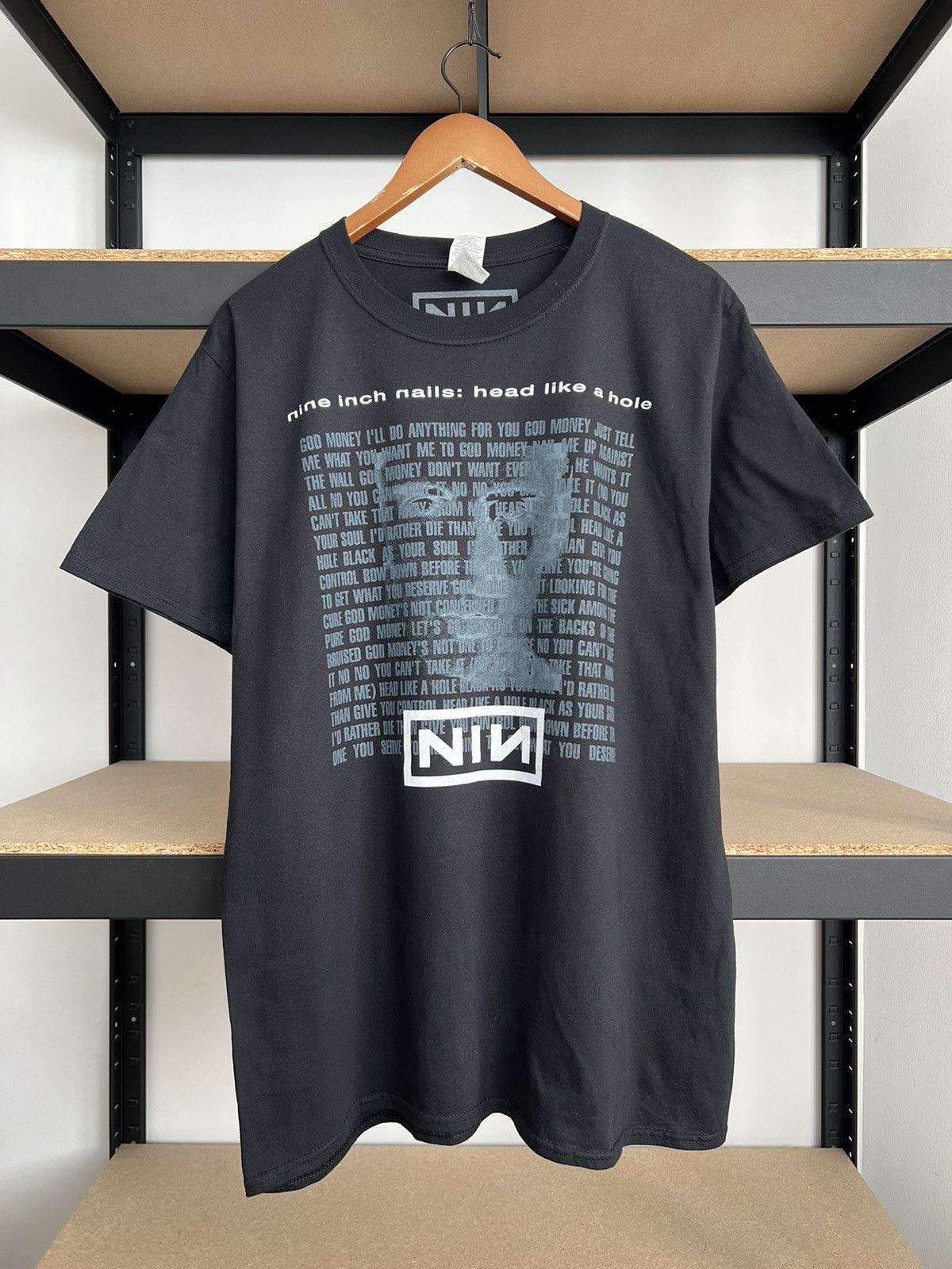 Band Tees Vintage 2021 Nine Inch Nails Nin Head Like A Hole T-shirt Size US L / EU 52-54 / 3 - 1 Thumbnail