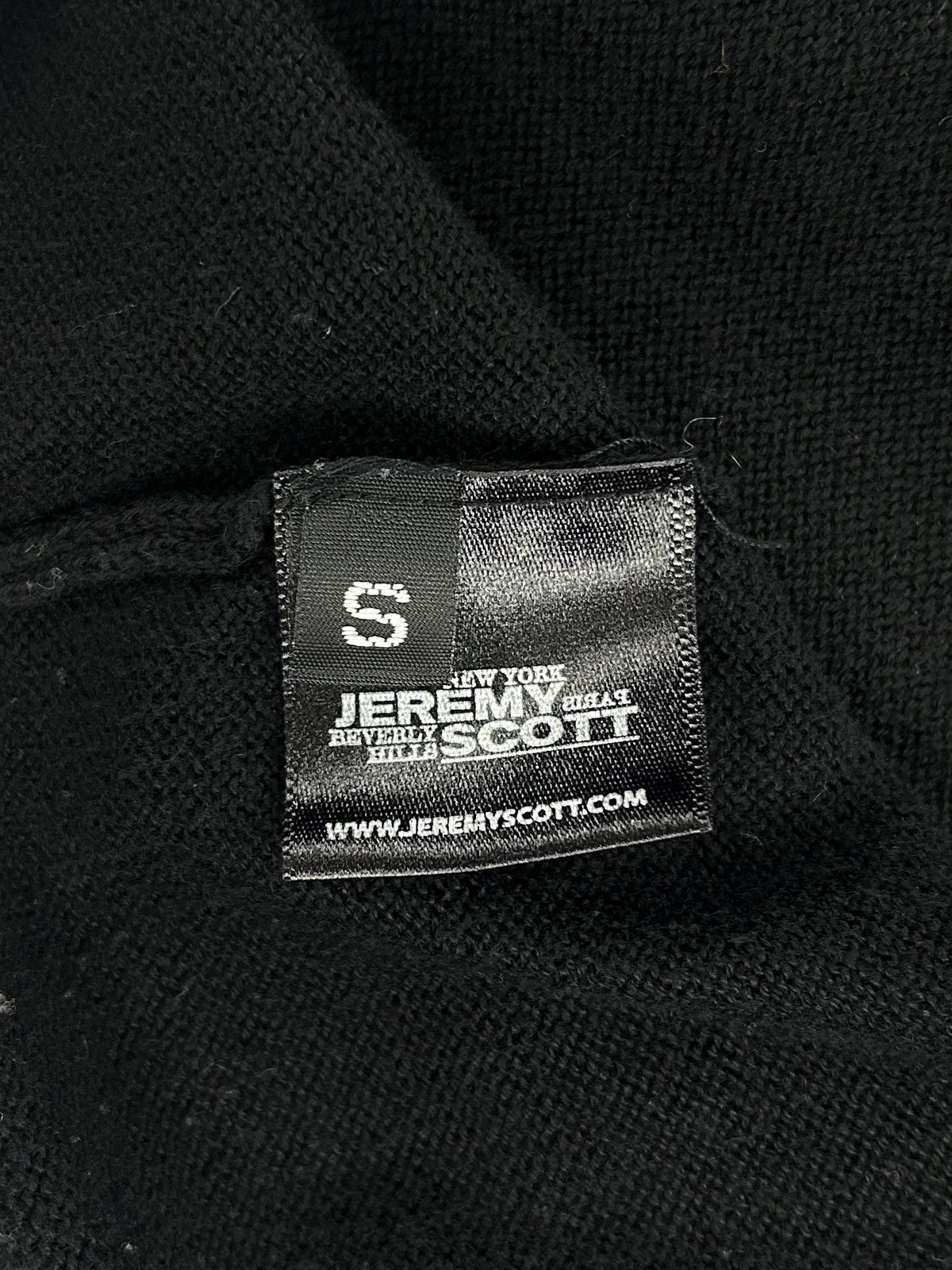 Jeremy Scott S/S 11 Runway Help Wanted Sweater Size S / US 4 / IT 40 - 9 Thumbnail