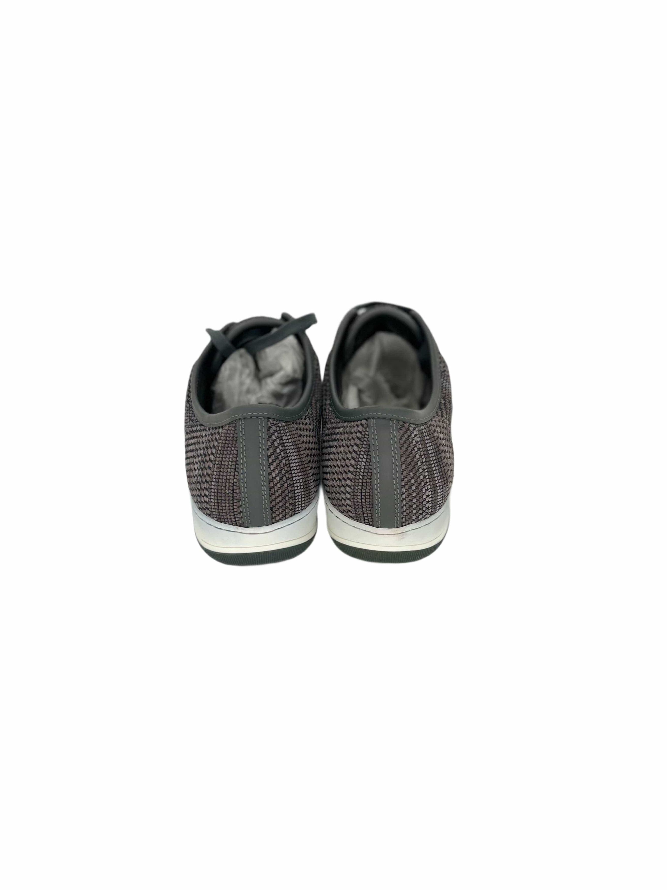 Lanvin Lanvin Grey Bi-Fabric Tennis Sneaker Size US 10 / EU 43 - 6 Thumbnail