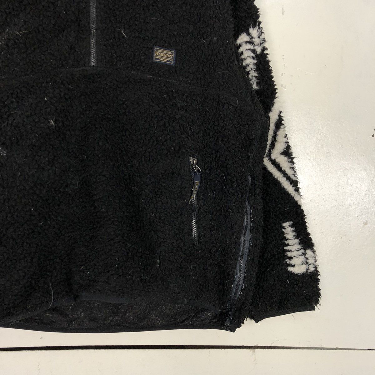Native × Pendleton × Vintage Pendleton native chimayo navajo fleece distressed jackets Size US XL / EU 56 / 4 - 5 Thumbnail