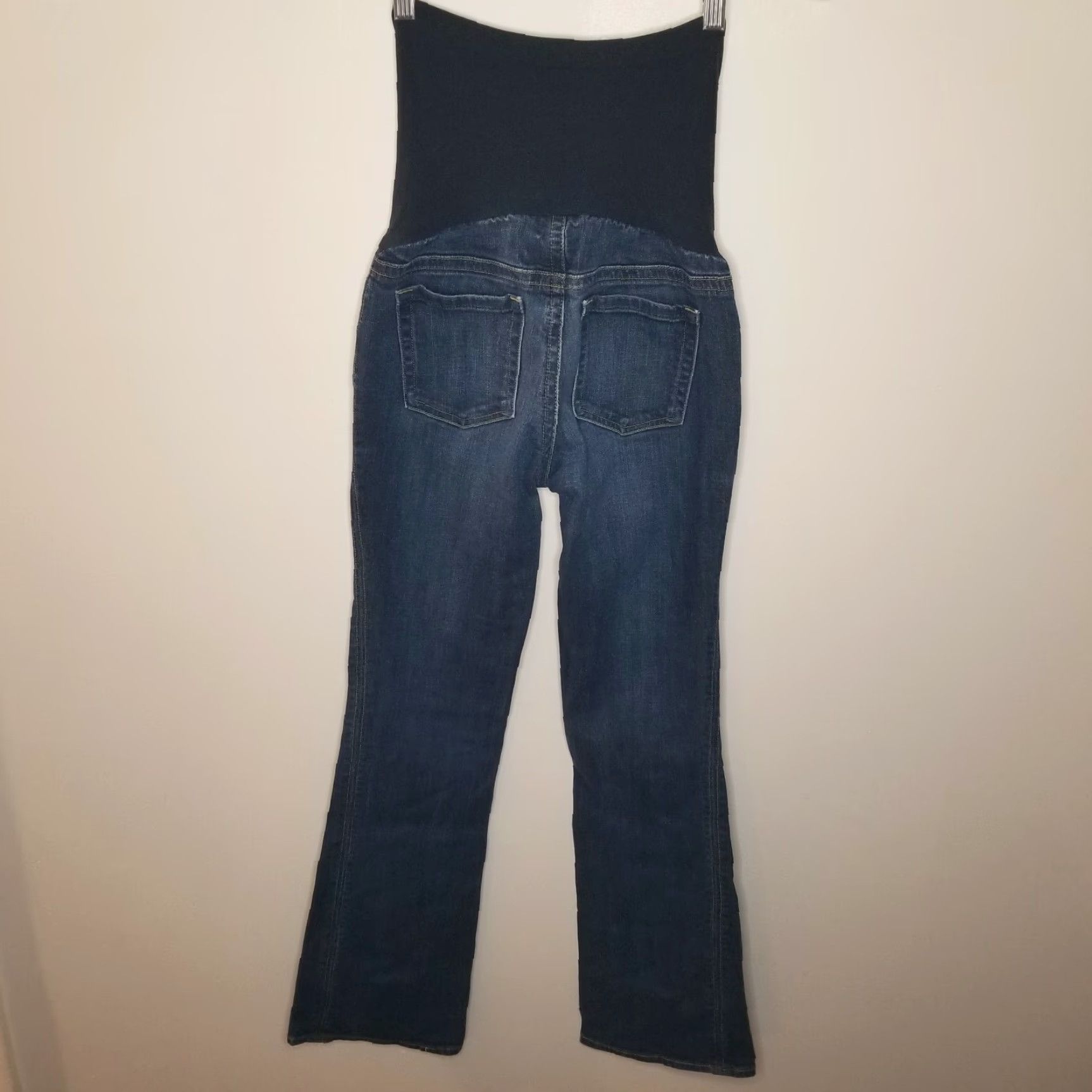 Vintage A Pea In The Pod Jeans Womens Maternity Bootcut Blue XS Size 26" / US 2 / IT 38 - 4 Thumbnail