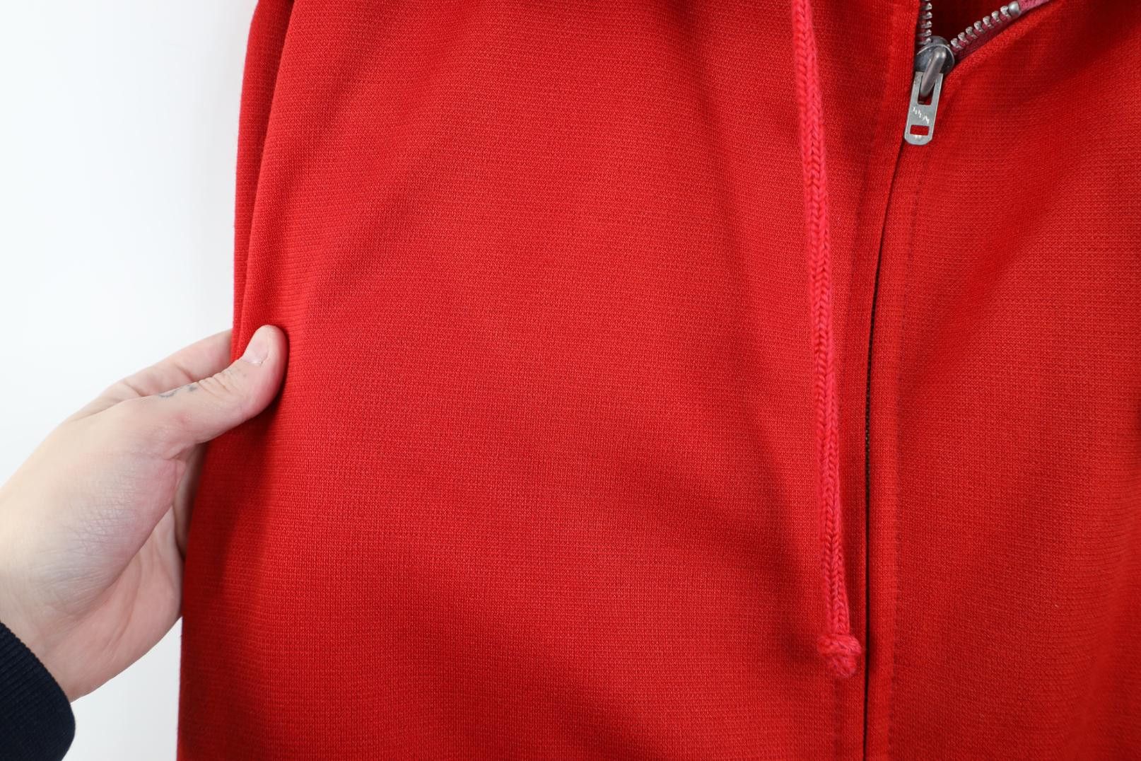 Vintage Vintage 70s Streetwear Waffle Knit Lined Zip Hoodie USA Size US L / EU 52-54 / 3 - 4 Thumbnail