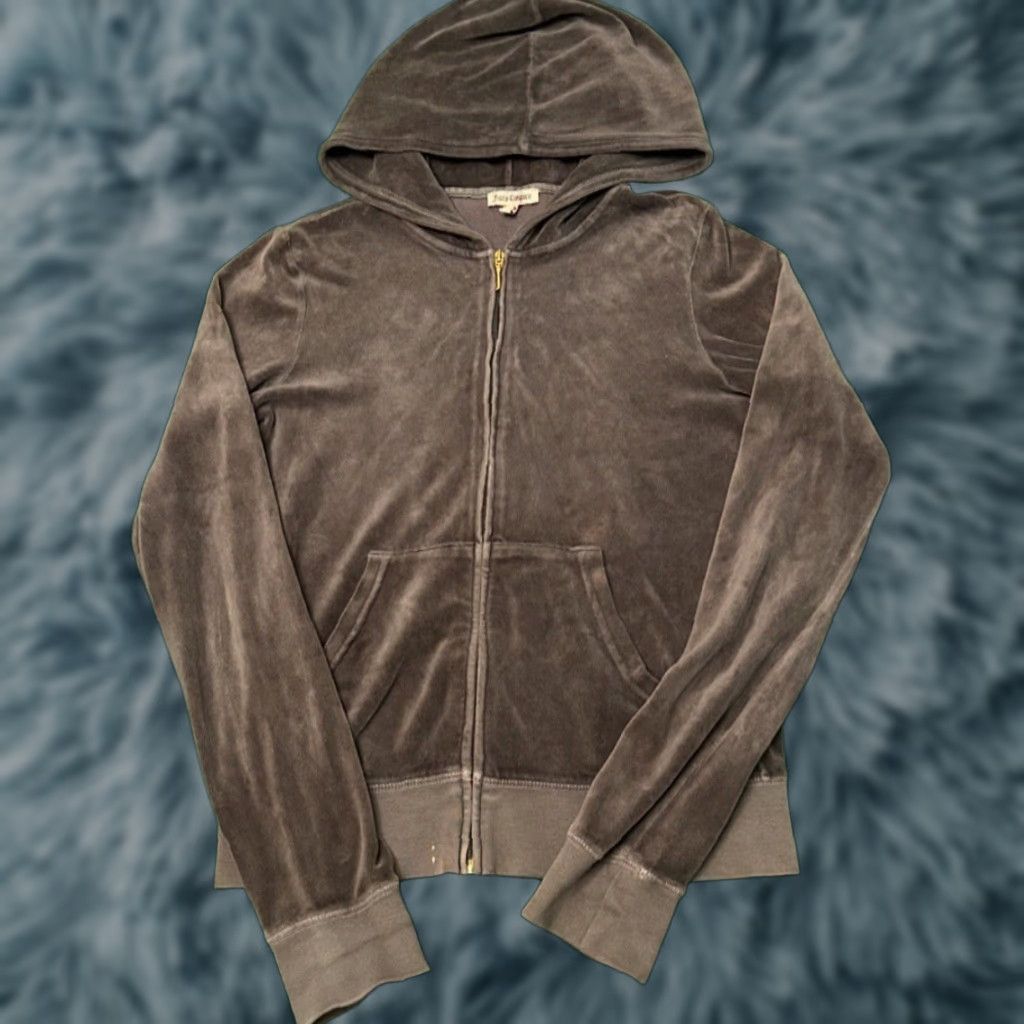 Juicy Couture VINTAGE Juicy Couture Hoodie Womens M Full Zip 2000s Y2K Classic Size M / US 6-8 / IT 42-44 - 1 Thumbnail