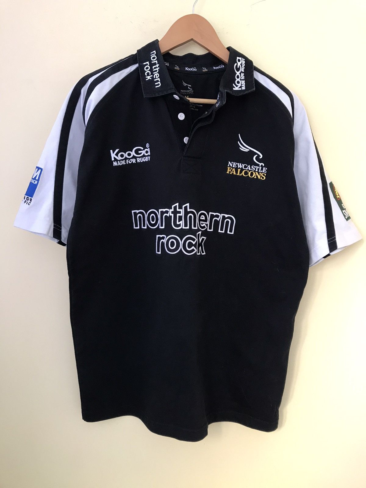 Maillot De Rugby Newcastle Falcons Domicile - Marque Kooga - Saison 2004/2006 - Taille XL - Occasion