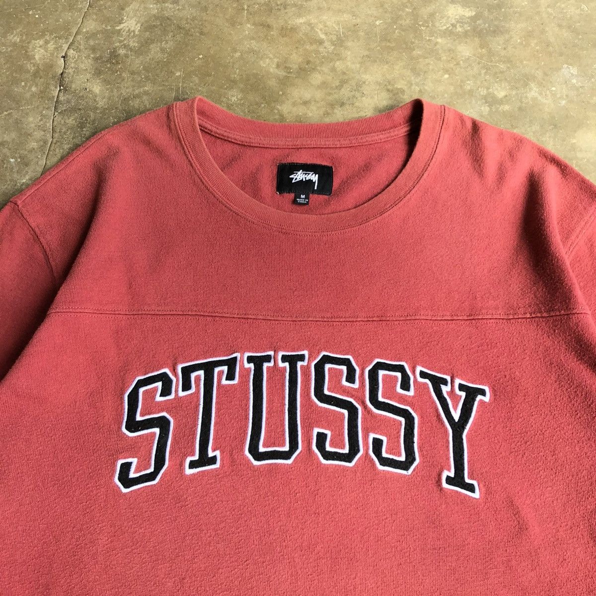 Stussy Stussy Kent Football Embroidery Longslevee Tee Size US XL / EU 56 / 4 - 5 Thumbnail