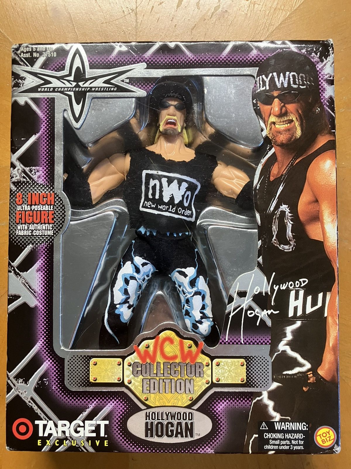 WWE Vintage Toy Biz WCW Collector Edition Hollywood Hogan NIB Size ONE SIZE - 1 Thumbnail