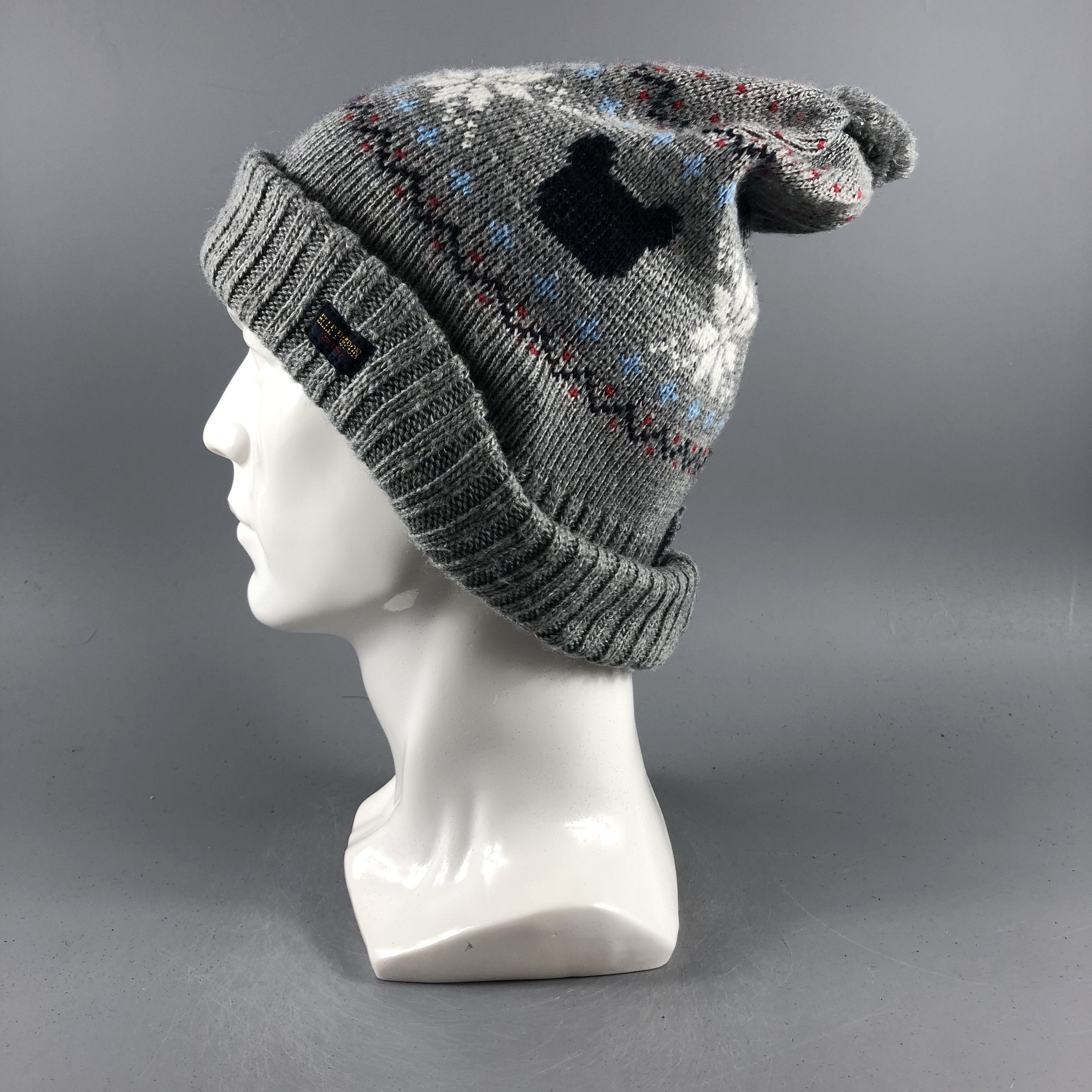 Japanese Brand × Vintage Elle Poupon Fair Isle Beanie Snow Hat Snow Cap -D027 Size ONE SIZE - 2 Thumbnail