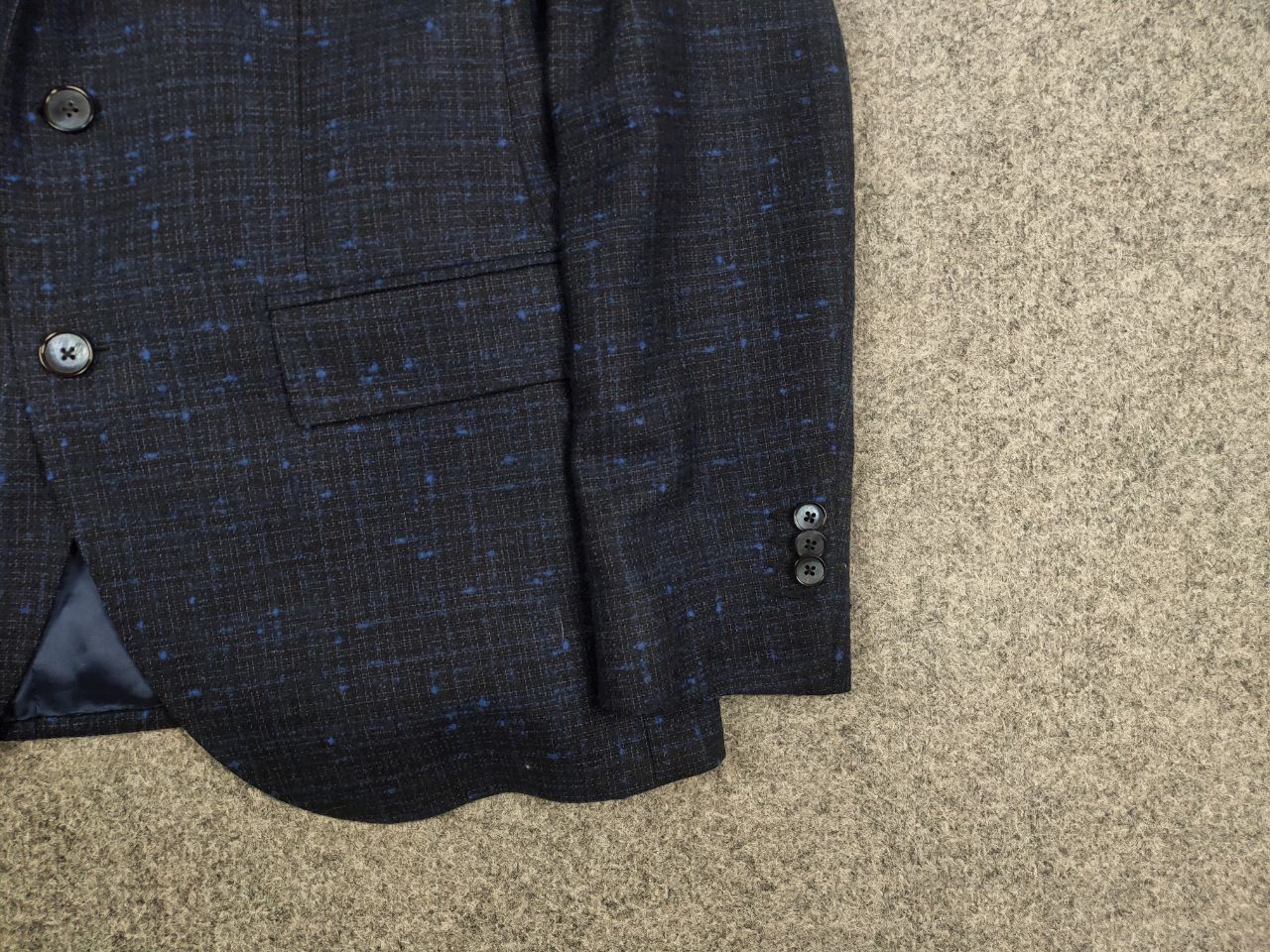 Boggi Boggi Milano Classic Design Navy Blue Casual Blazer Jacket Size US M / EU 48-50 / 2 - 6 Thumbnail