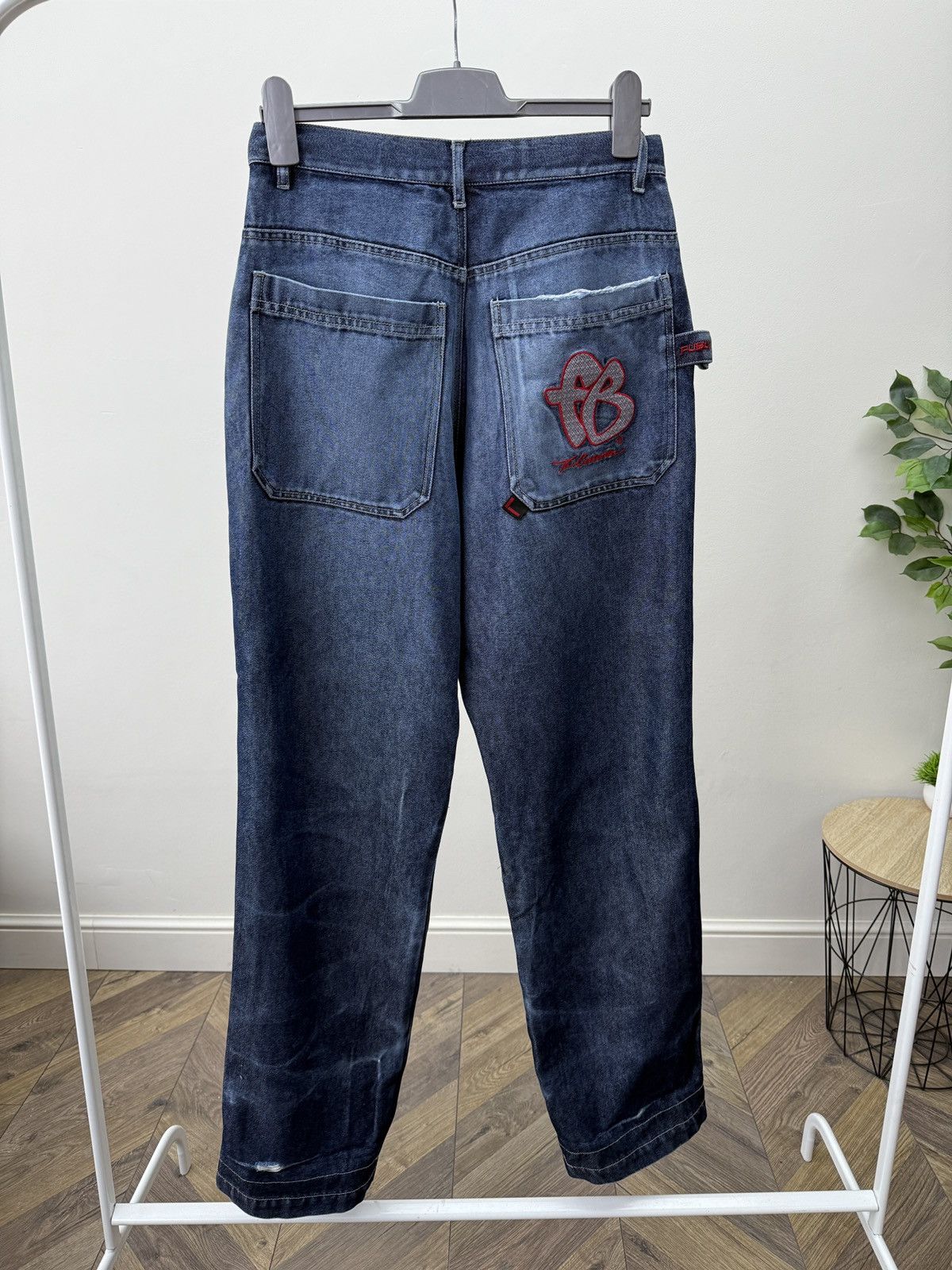Fubu Vintage FUBU FB Collection Baggy Jeans Blue Y2K Hip Hop Rap Size US 30 / EU 46 - 1 Thumbnail