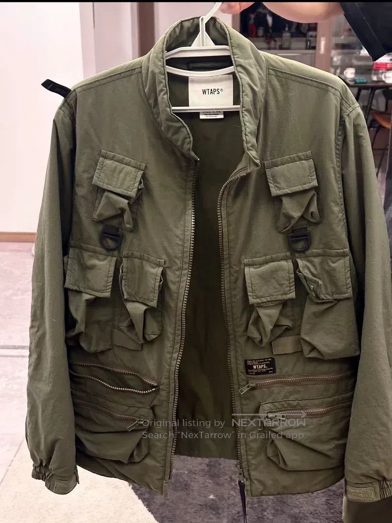 Wtaps Wtaps Military green multi-pocket coat Size US M / EU 48-50 / 2 - 2 Thumbnail
