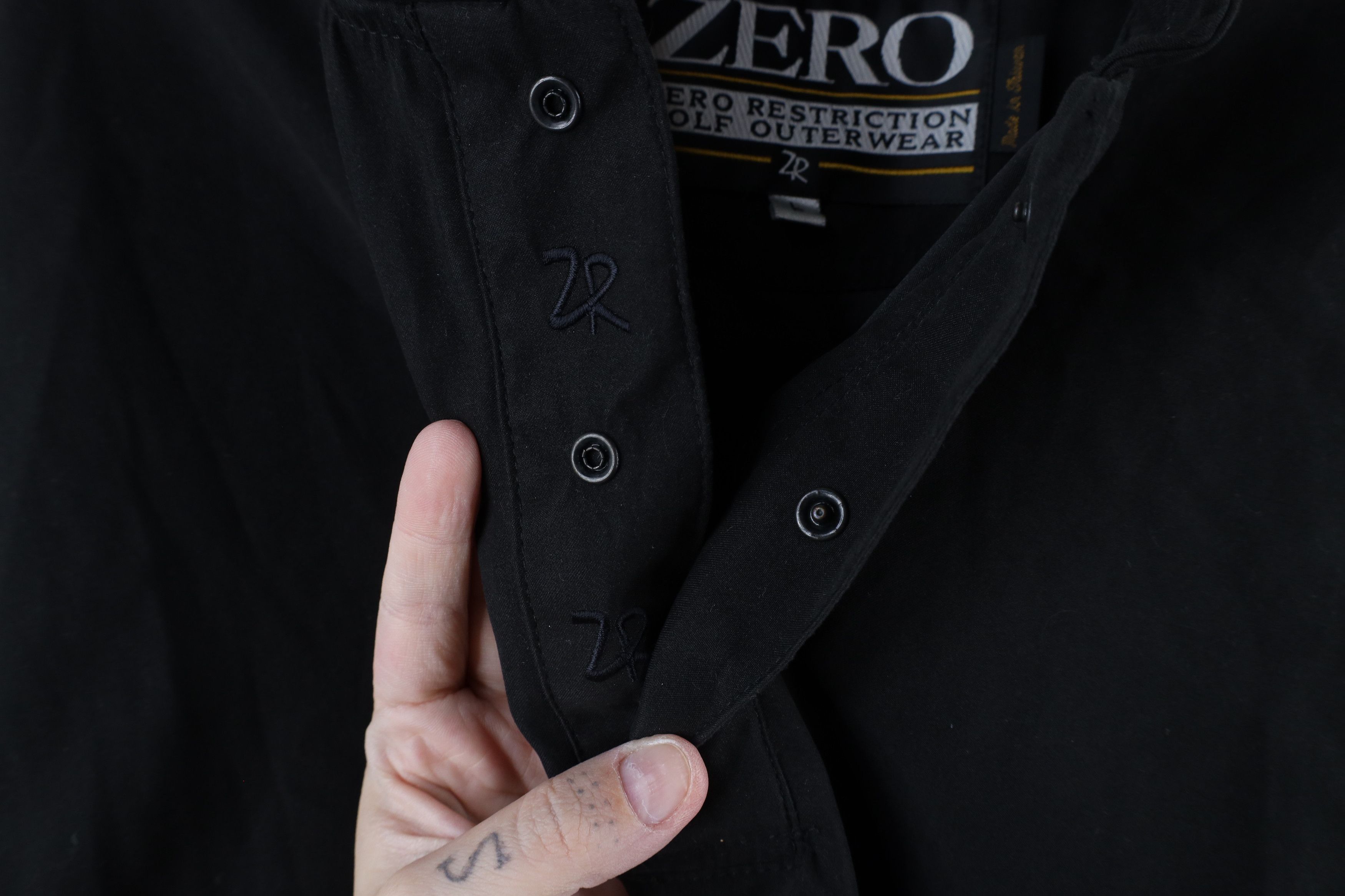 Vintage Zero Restriction Pullover Golfing Golf Vest Jacket Black Size US L / EU 52-54 / 3 - 5 Thumbnail