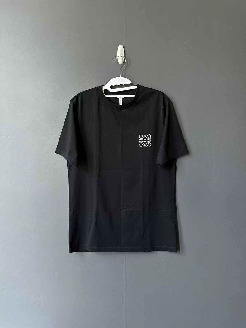 Loewe LOEWE Black embroidered logo short sleeves Size S / US 4 / IT 40 - 1 Thumbnail