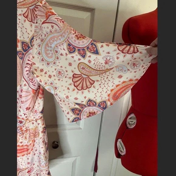Lovers and Friends Lovers + Friends Epiphany Paisley Romper L NWT Size L / US 10 / IT 46 - 6 Thumbnail