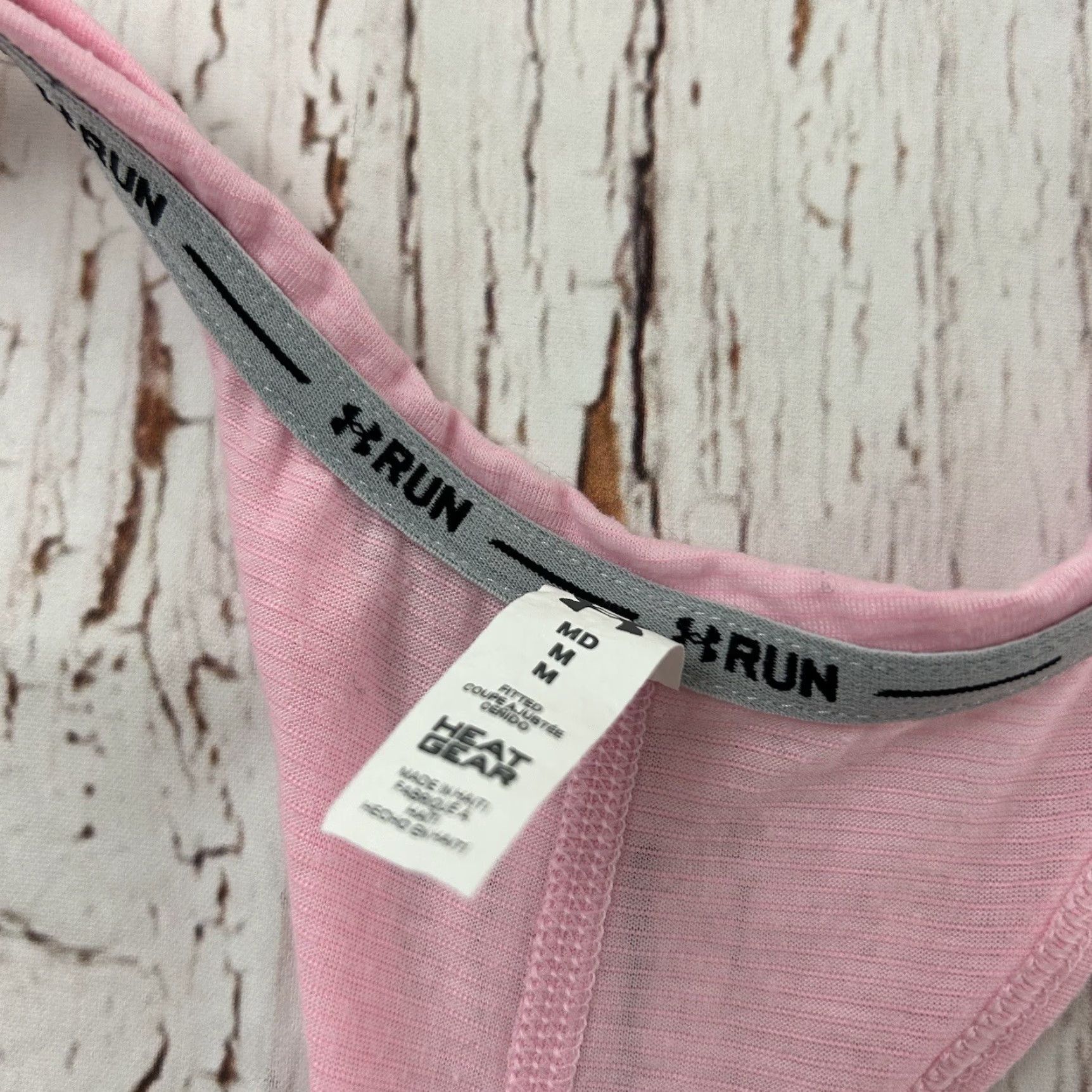 Under Armour Under Armour Heatgear Tank Top Racerback Sleeveless Women's M Pink Shirt Size M / US 6-8 / IT 42-44 - 3 Thumbnail