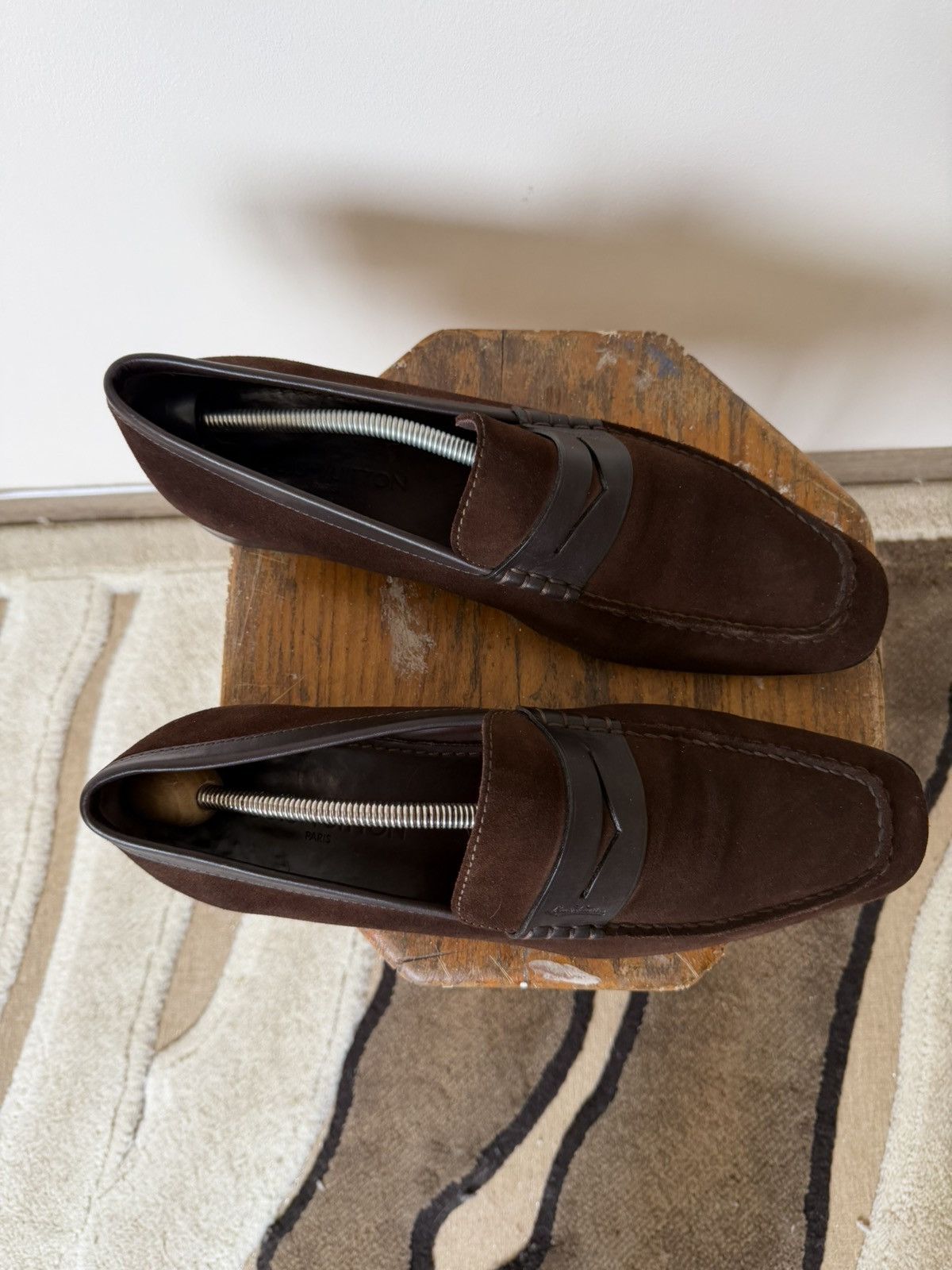 Louis Vuitton Vintage Louis Vuitton Suede Loafers Luxury Size US 10 / EU 43 - 6 Thumbnail