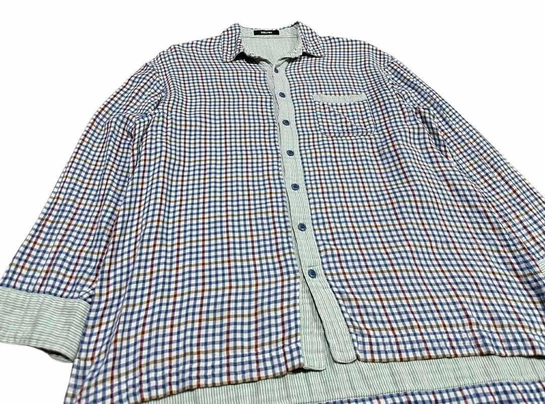 Ne-Net 🔥Vintage Ne-Net By Issey Miyake Check Shirt Long Sleeve Size US L / EU 52-54 / 3 - 2 Thumbnail