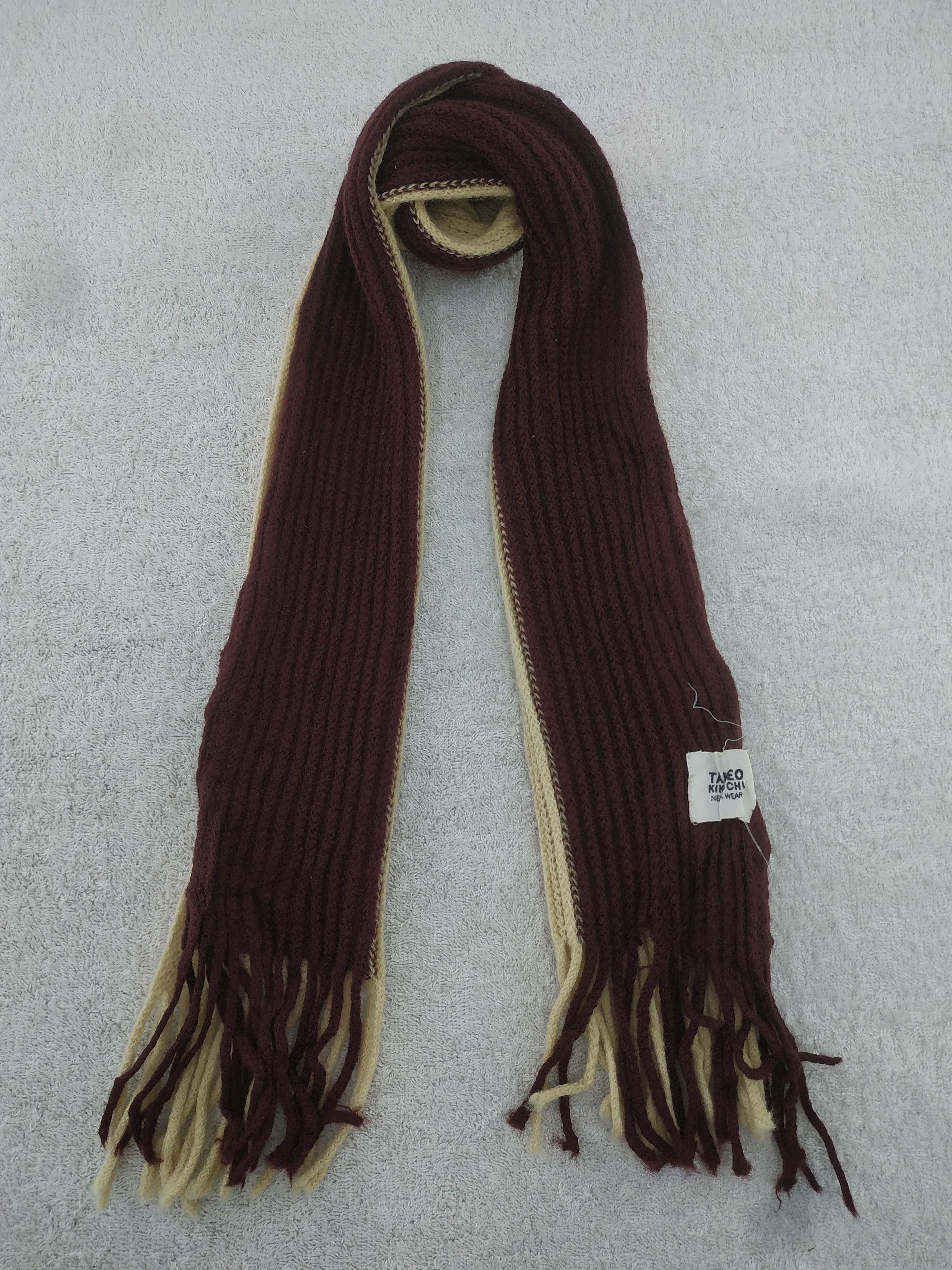 Takeo Kikuchi × Vintage Takeo Kikuchi Scarf / Muffler / Neckwear - WW899 Size ONE SIZE - 1 Thumbnail