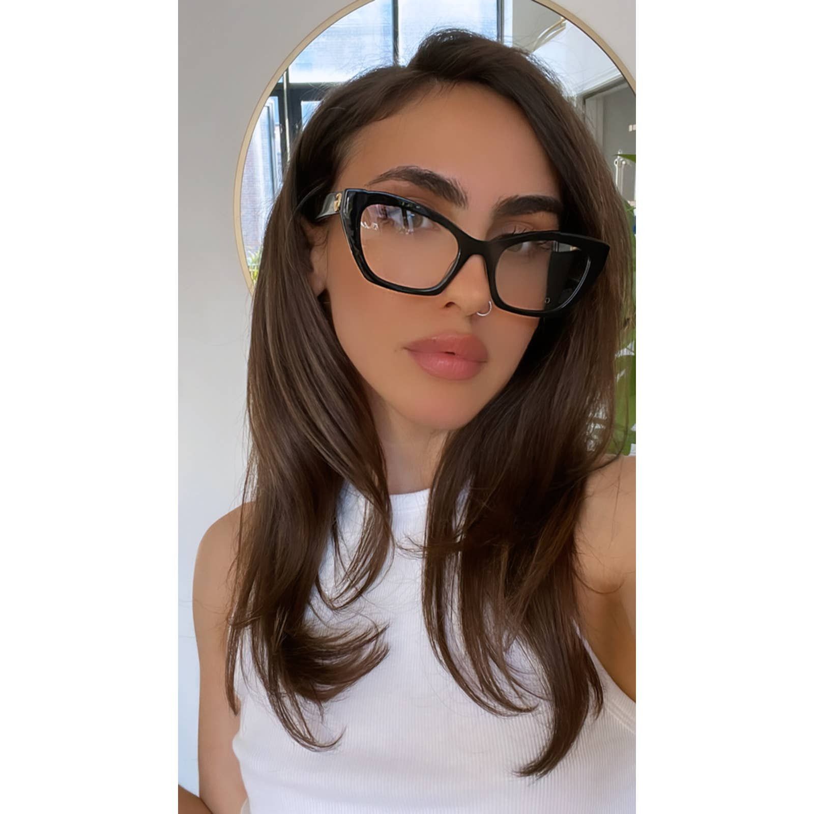 Gucci NEW Gucci GG1334O Black Cat Eye Eyeglasses Frames Gucci NEW Gucci GG1334O Black Cat Eye Eyeglasses Frames