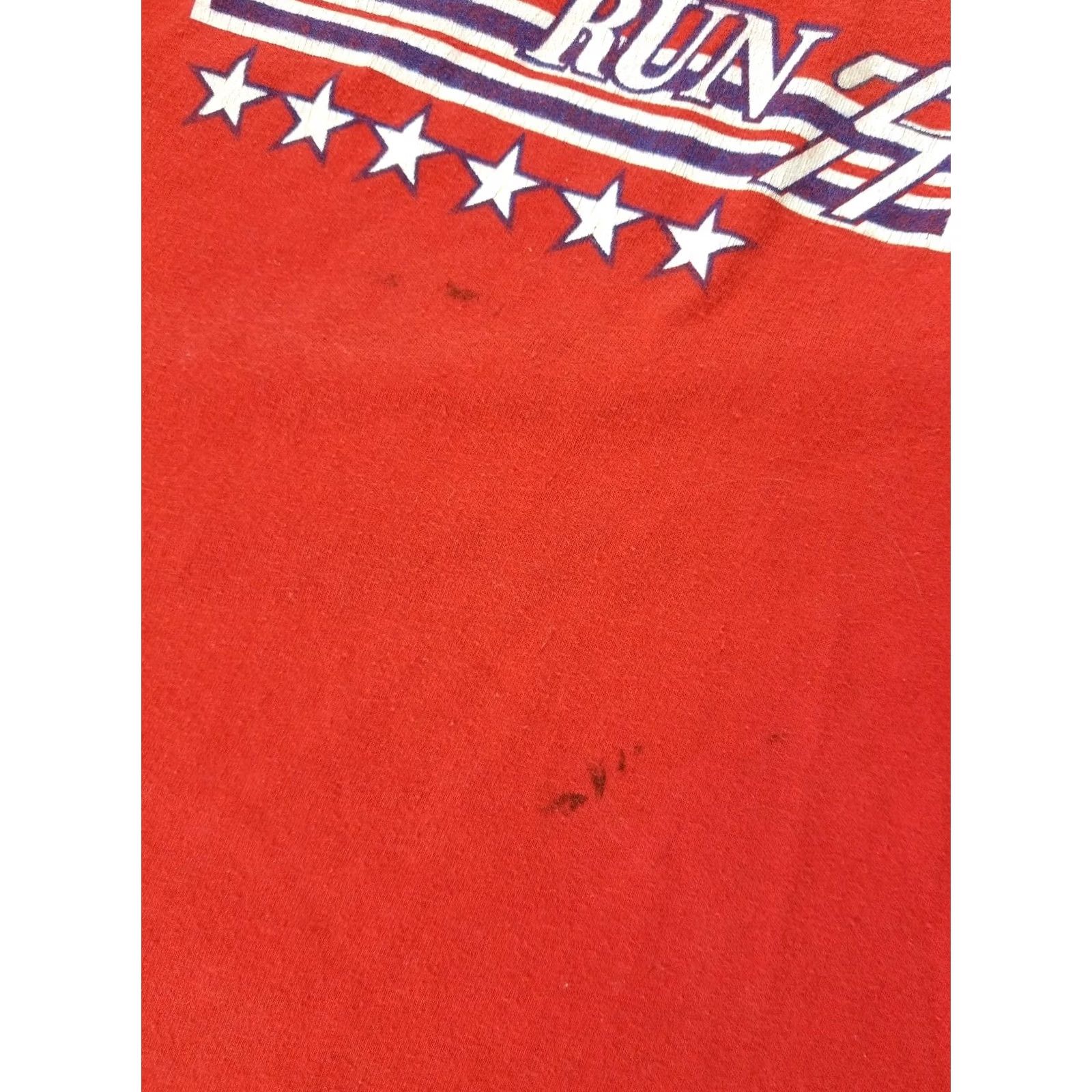 Vintage VINTAGE 80s PHILADELPHIA DISTANCE RUN 1983 YMCA LIBERTY BELL shirt Large Nike Unisex Adult Short Sleeve Red Cotton Blend Graphic Tee Size US L / EU 52-54 / 3 - 3 Thumbnail