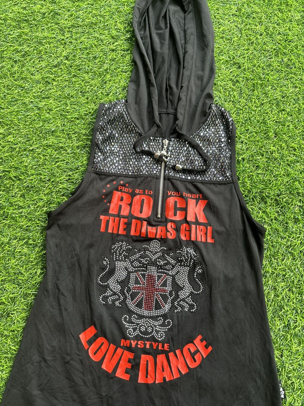 Hysteric Glamour Y2k Rock The Divas Girl Punk Style Zip Size M / US 6-8 / IT 42-44 - 3 Thumbnail