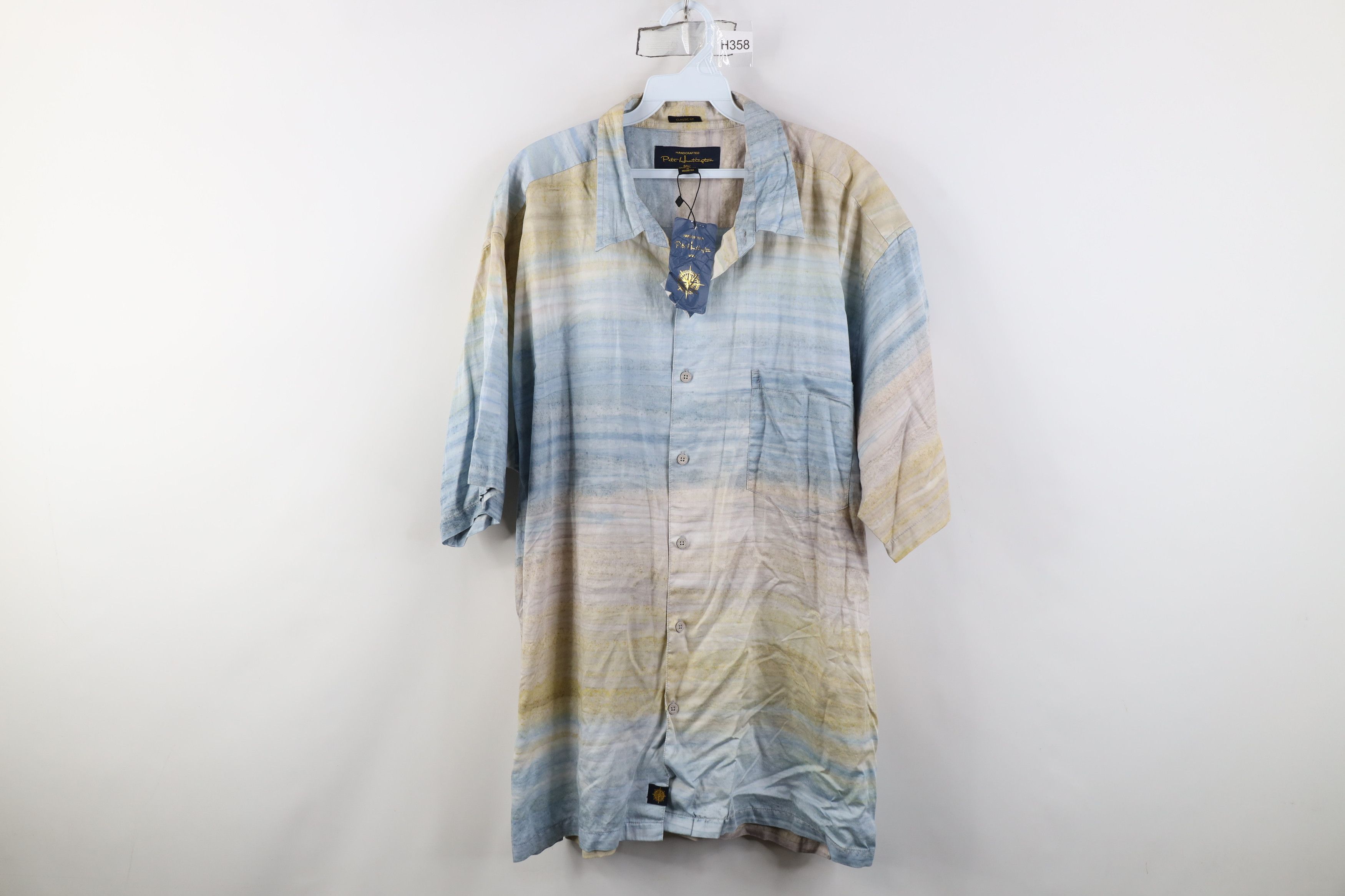 Vintage Deadstock Vintage Y2K Streetwear Ombre Beach Button Shirt Size US XXL / EU 58 / 5 - 1 Thumbnail