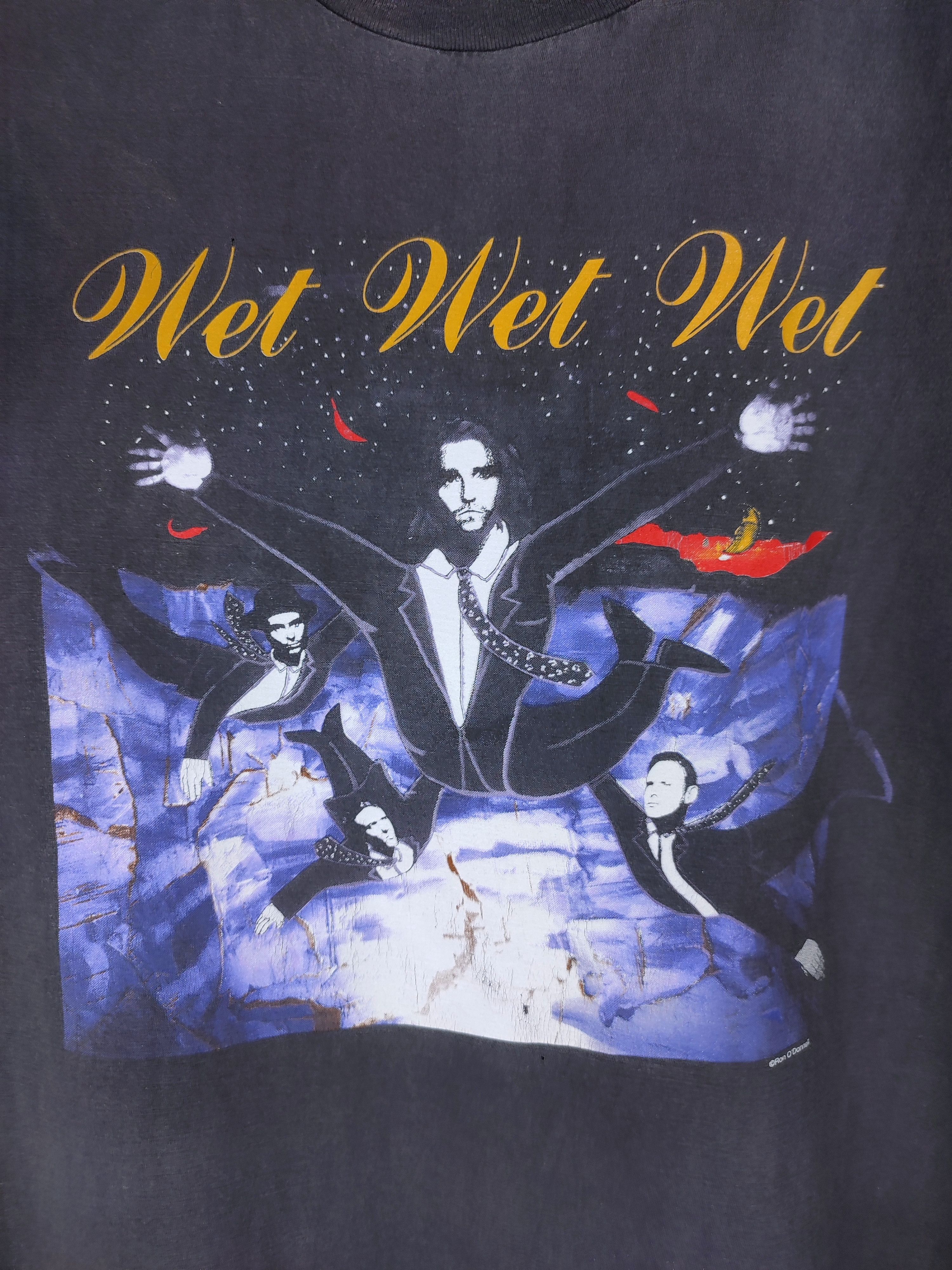 Band Tees Vintage 90s World Tour Wet Fade Japanese T-shirt Size US XL / EU 56 / 4 - 1 Thumbnail