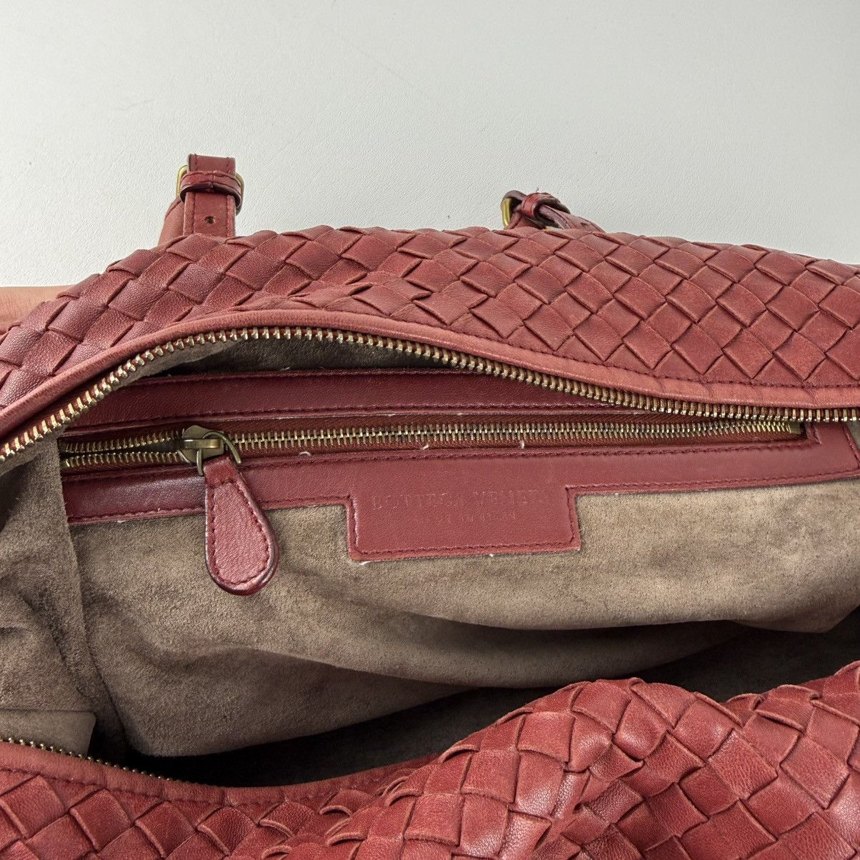 Bottega Veneta Bottega Veneta Red Intrecciato Leather Montaigne Bag Size ONE SIZE - 14 Thumbnail