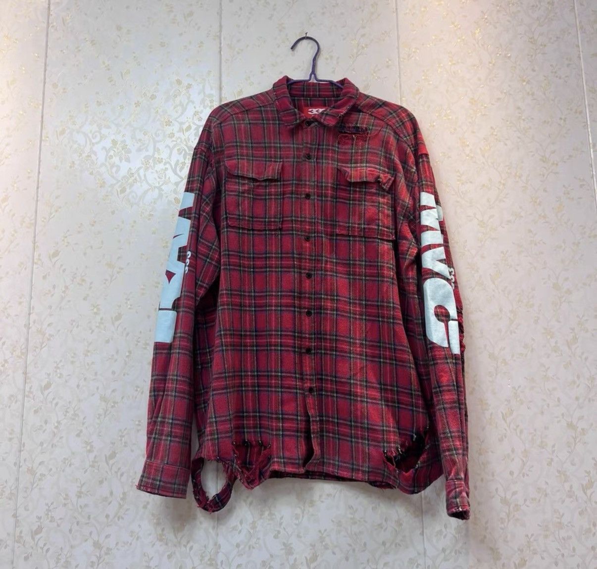 3MAN 3MAN0N RAW red plaid shirt Size US L / EU 52-54 / 3 - 1 Thumbnail
