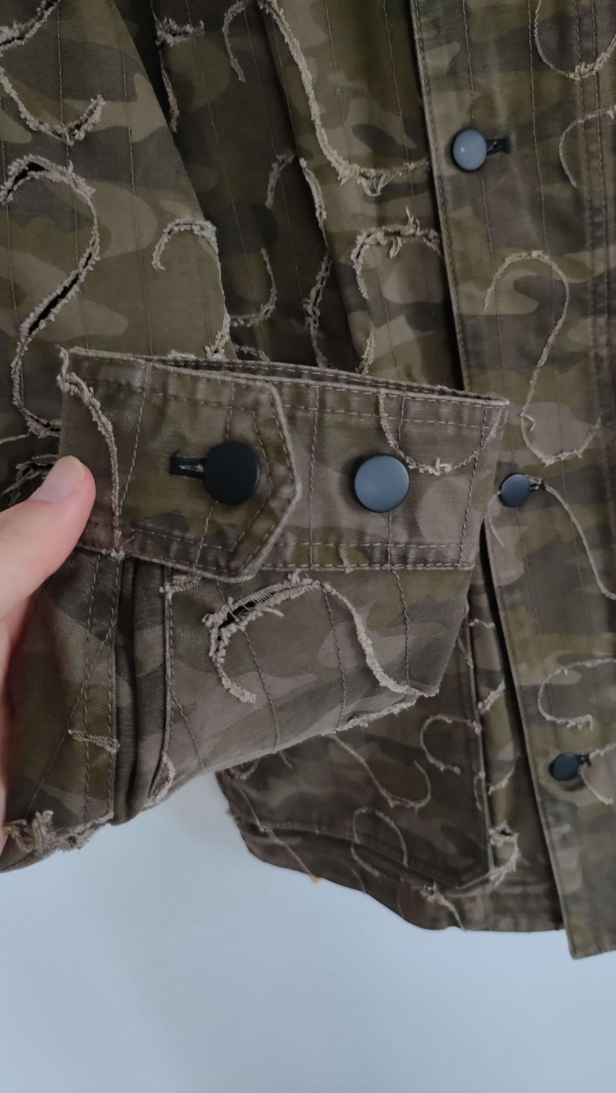 Diesel Diesel 'J-Laser' Laser Cut Camo Hooded Jacket (2010) Size US M / EU 48-50 / 2 - 13 Thumbnail