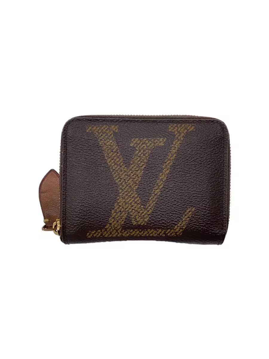 Louis Vuitton Louis Vuitton Monogram Giant Zippy Coin Purse Leather Brown Size ONE SIZE - 1 Thumbnail