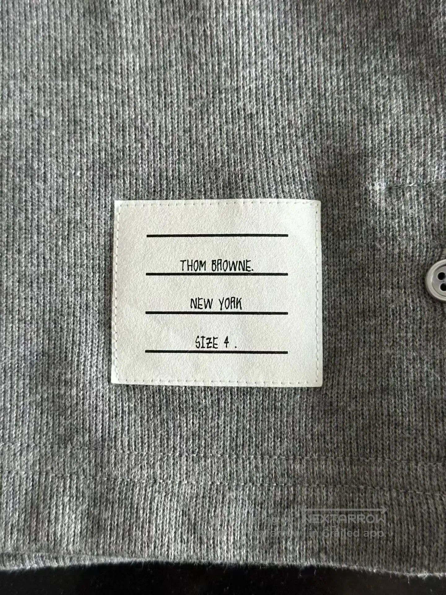 Thom Browne thom browne gray long sleeve jacket. Size US L / EU 52-54 / 3 - 4 Thumbnail