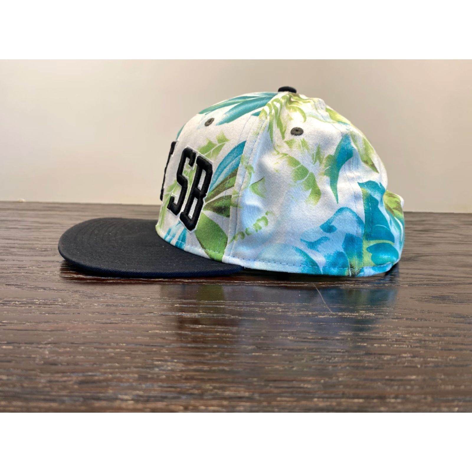 Nike Nike SB Hat Mens One Size Green Floral Spellout Skateboarding Skate Size ONE SIZE - 4 Thumbnail