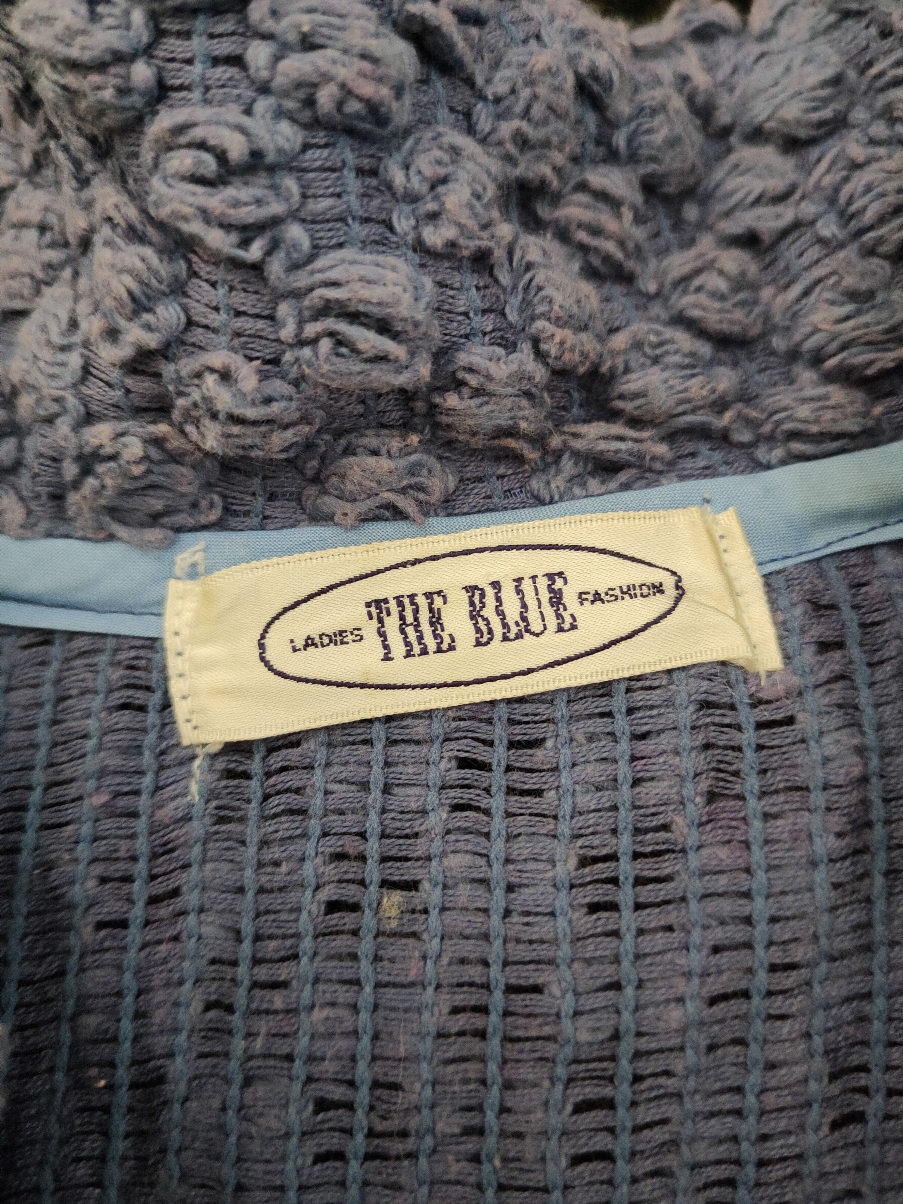 Japanese Brand Vintage - The Blue Blue Knitwear Cardigan Crop Tops Size M / US 6-8 / IT 42-44 - 11 Thumbnail