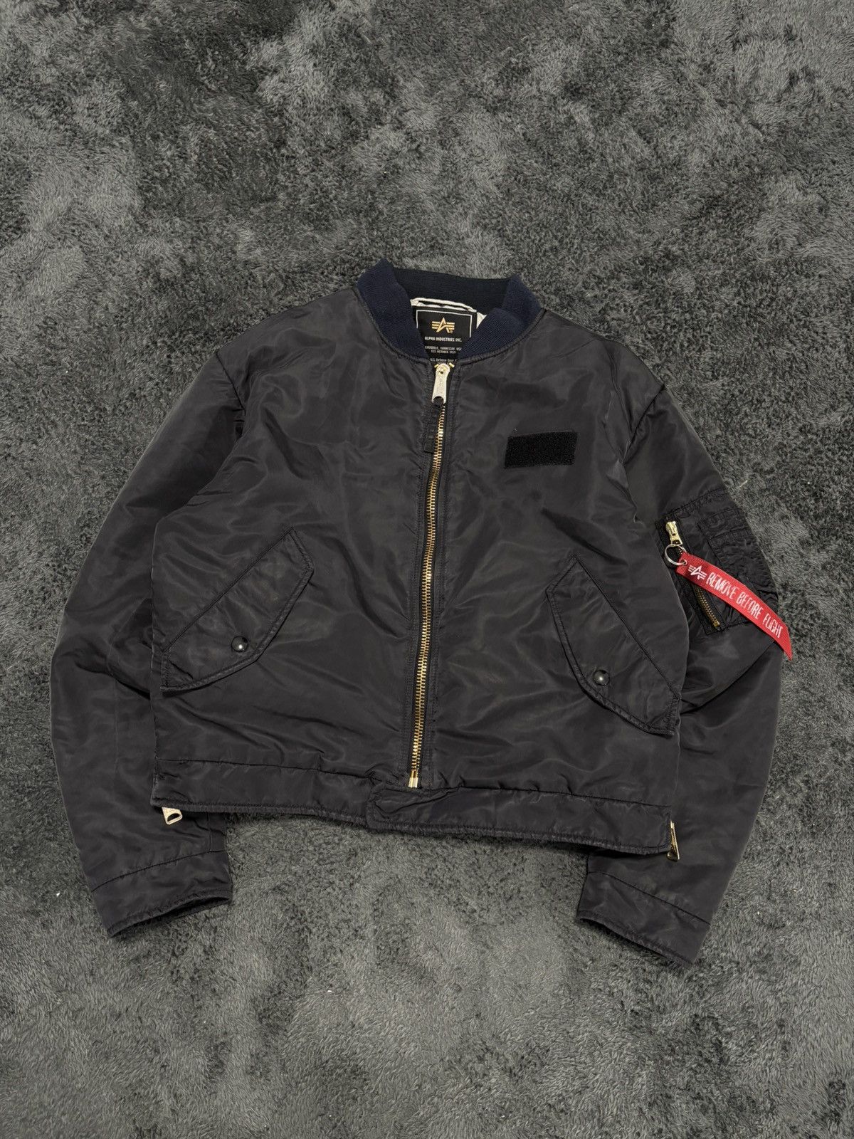 Alpha Industries Vintage Alpha Industries Bomber with Side Zippers Size US M / EU 48-50 / 2 - 1 Thumbnail