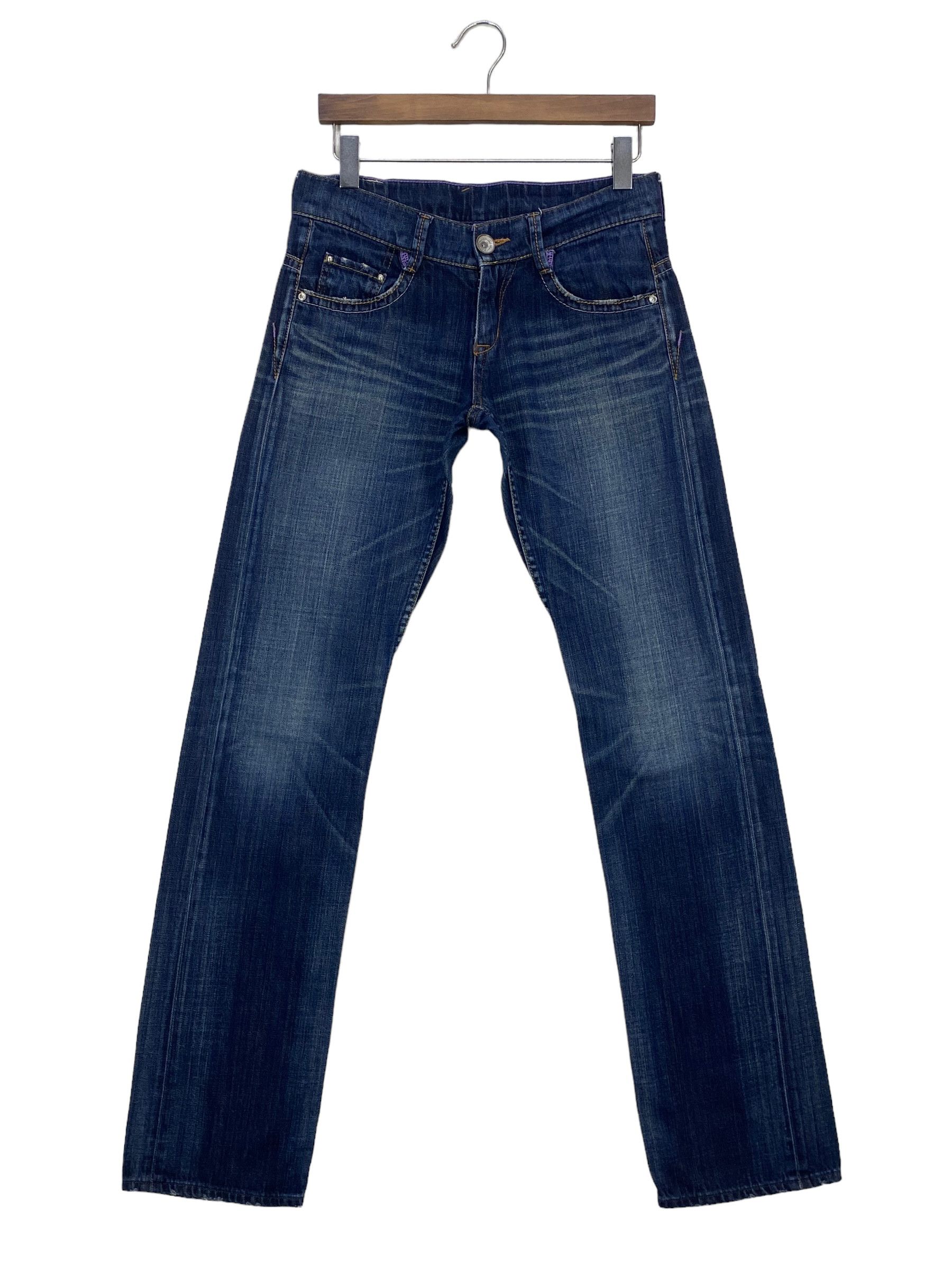 Japanese Brand Queen Low Buckle Back Jeans Size 27" / US 4 / IT 40 - 2 Thumbnail