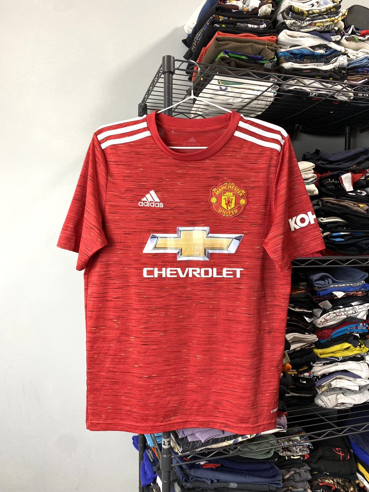 Nike 2020-21 Adidas Manchester United Soccer Jersey T Shirt Size US S / EU 44-46 / 1 - 1 Thumbnail