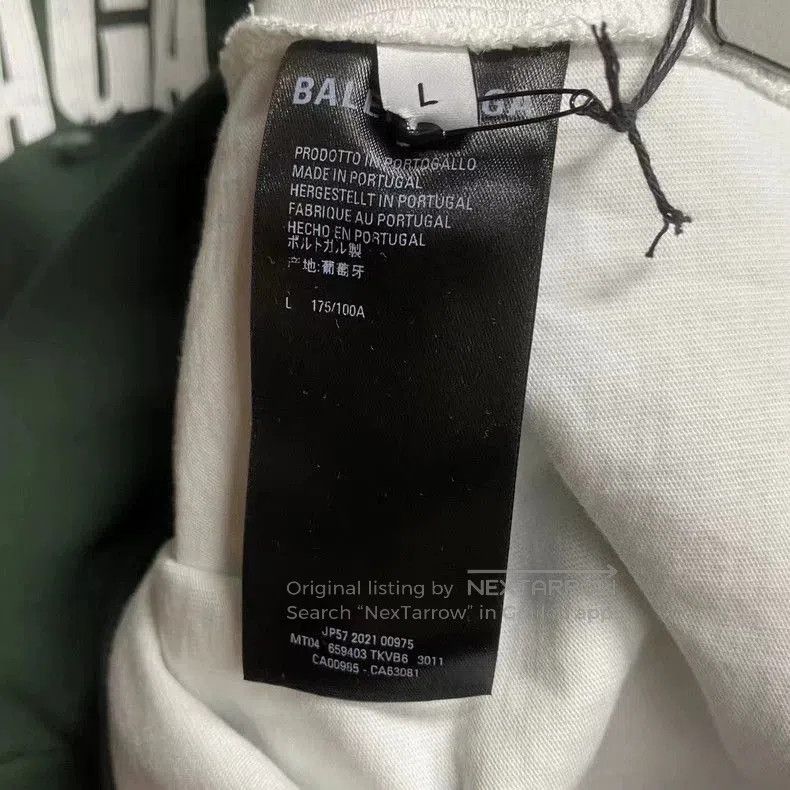Balenciaga balenciaga's new green ripped print logo hoodie. Size US S / EU 44-46 / 1 - 7 Thumbnail