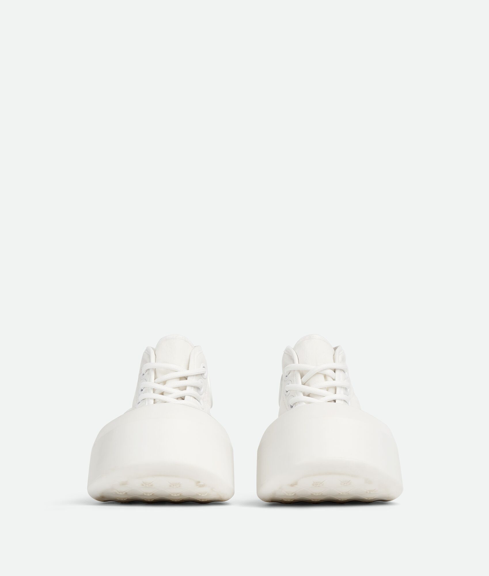 Bottega Veneta o1bcso1str0925 Jumbo Sneakers in Optic White Size US 10 / EU 43 - 2 Thumbnail